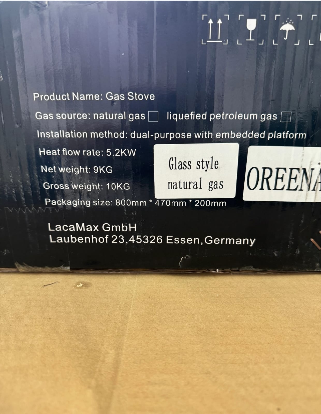 AICOK Germany butterfly GAS stove