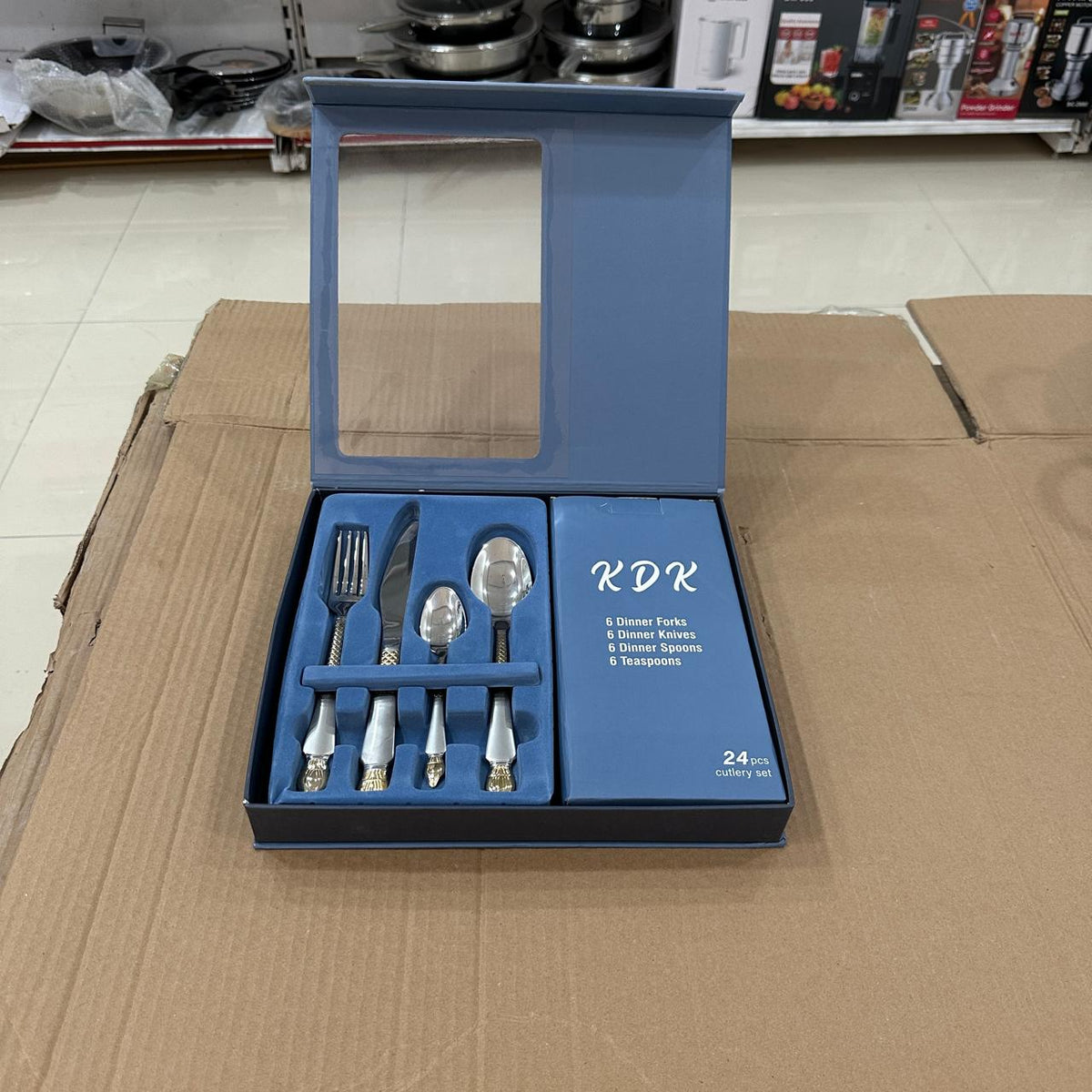 KDK 28pcs Stainless Steel Cutlery Set