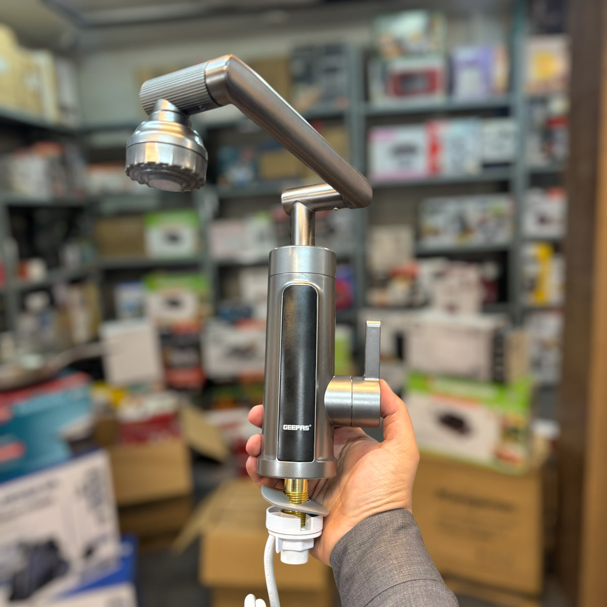 Geepas Electric Water Heating Faucet GWF61225P