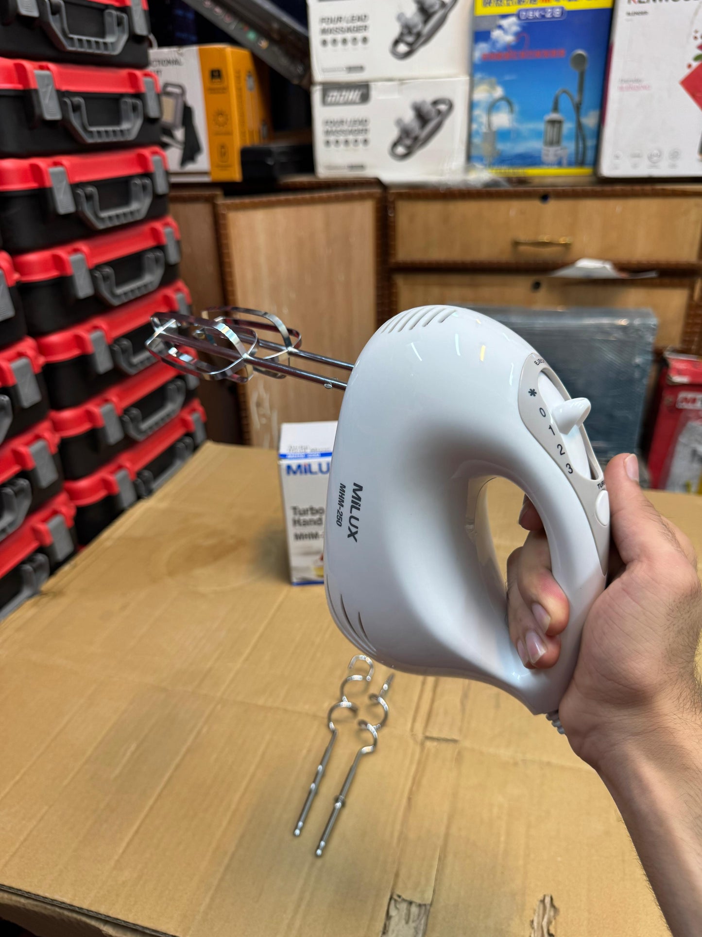 Malaysia Lot MILUX Heavy Hand Mixer ( egg beater)