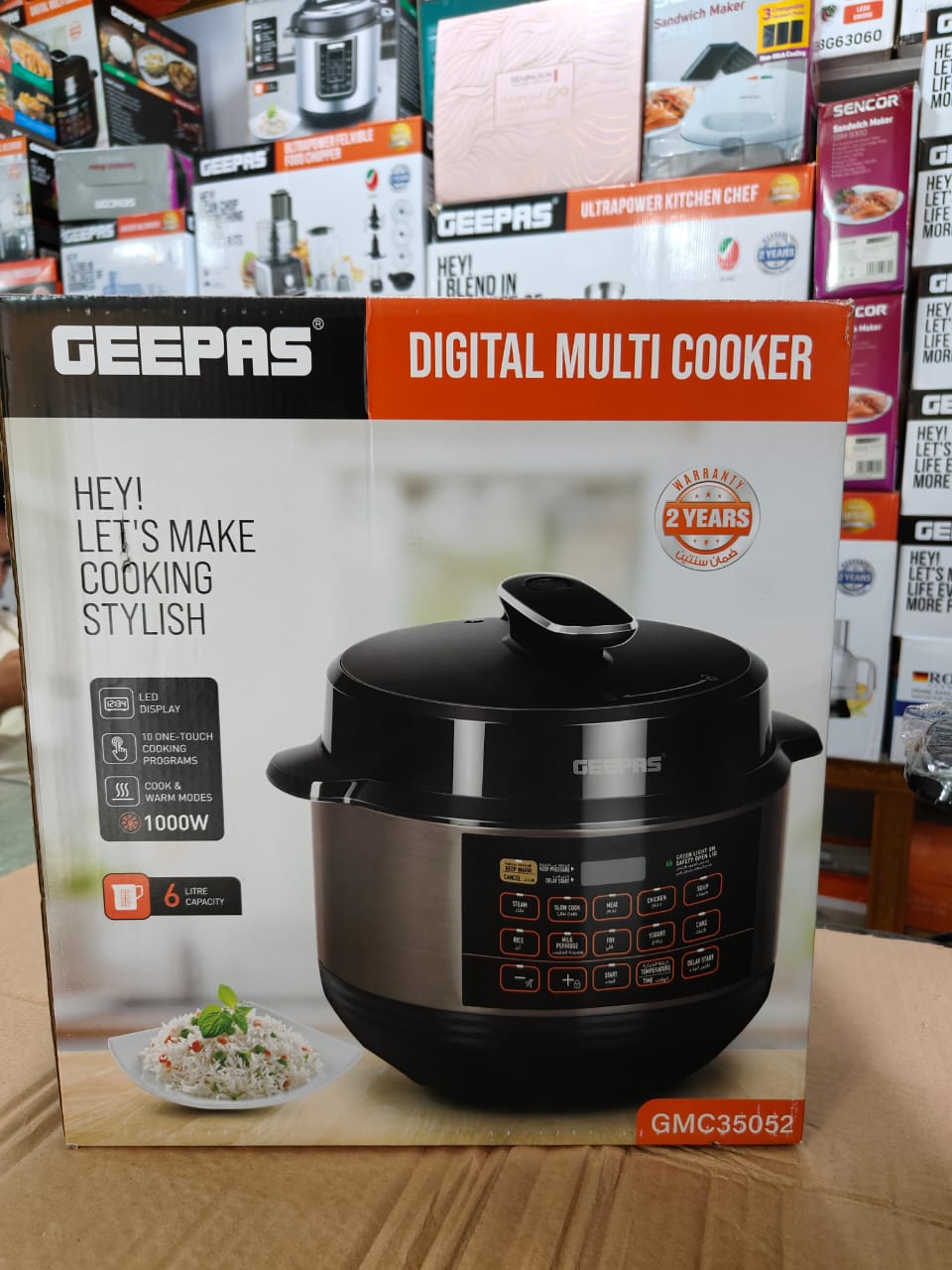GEEPAS Digital multi cooker 35052