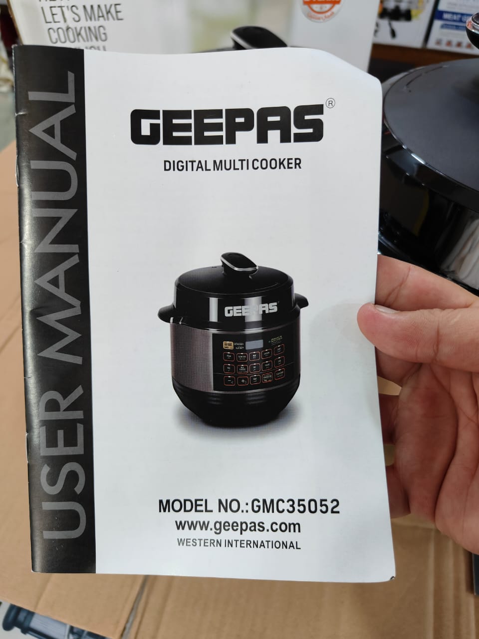 GEEPAS Digital multi cooker 35052