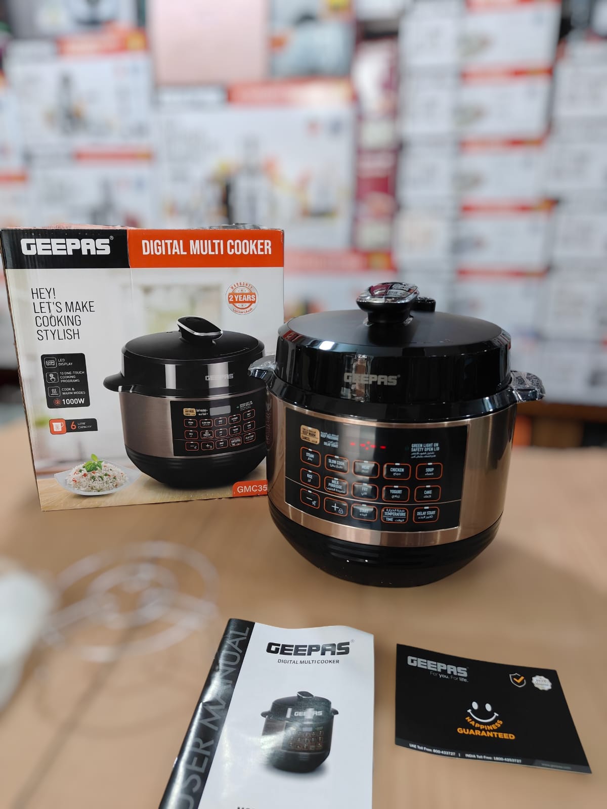 GEEPAS Digital multi cooker 35052