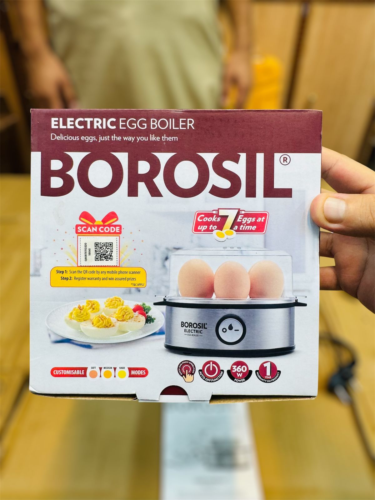 BOROSIL egg boiler 360watt