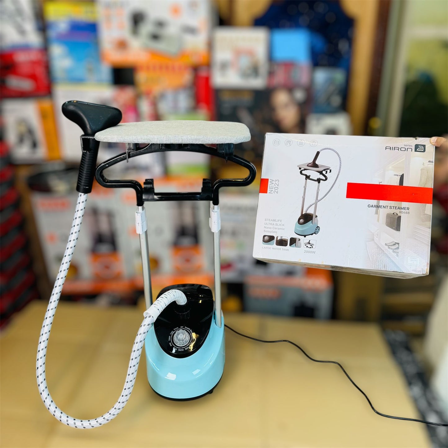 AIRON multi function garment steamer