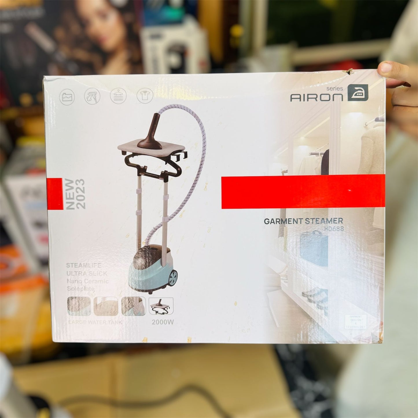 AIRON multi function garment steamer