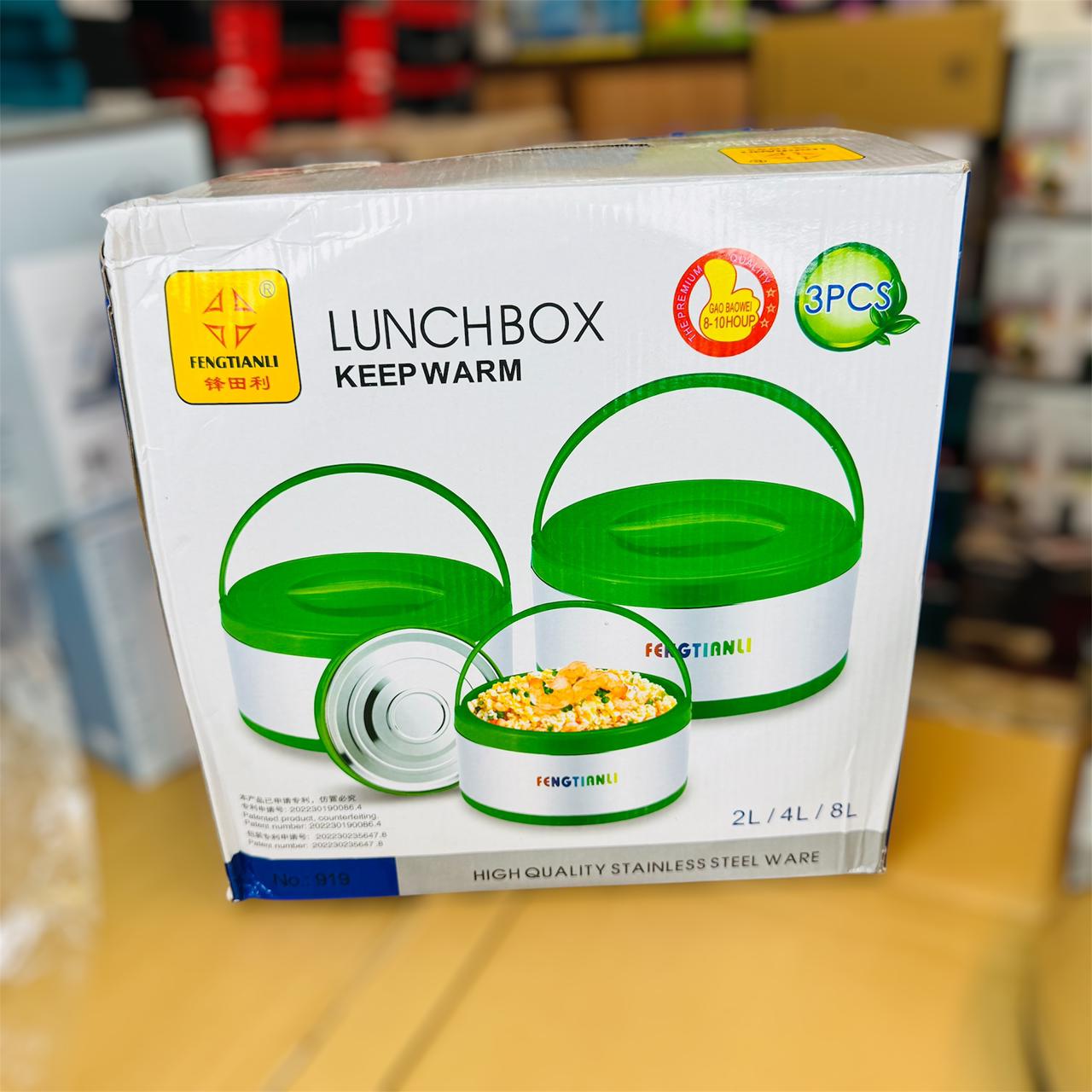 stainless steel 3 pcs hot pot set