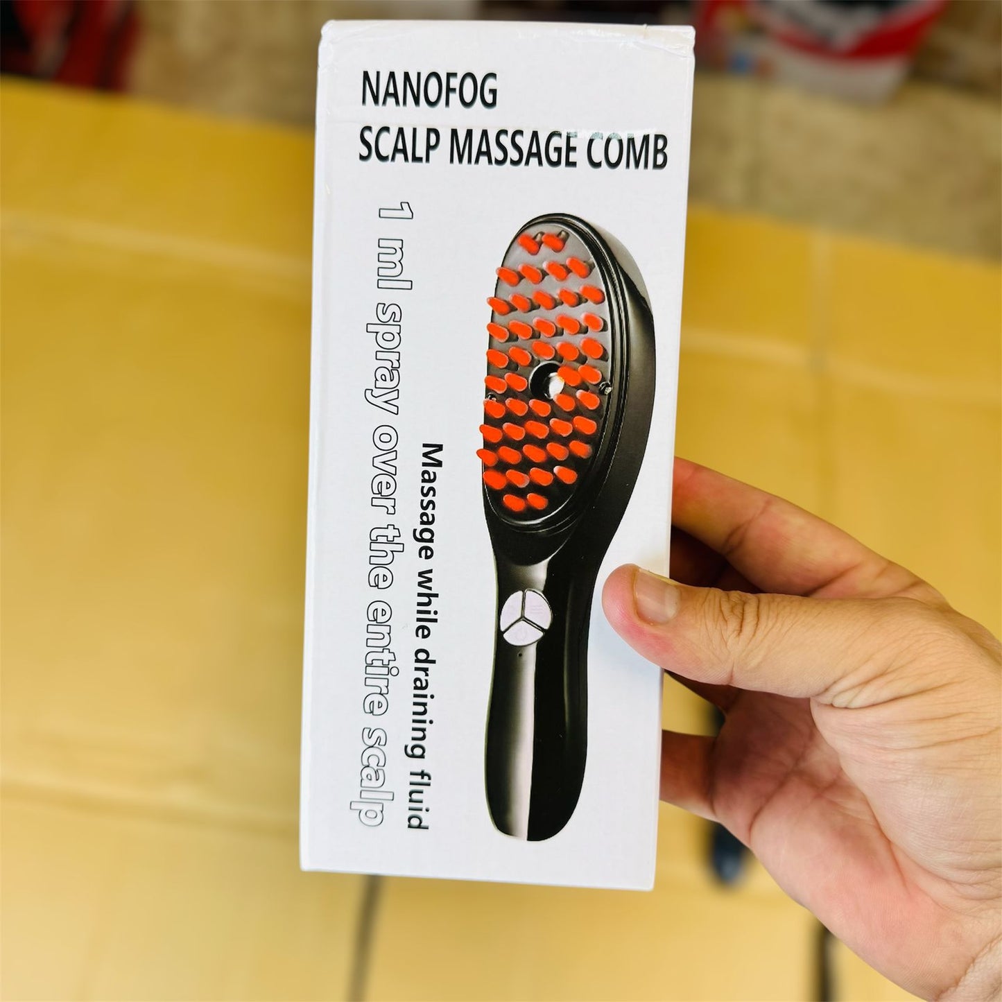 Rechargeable Scalp Massager with Steam option