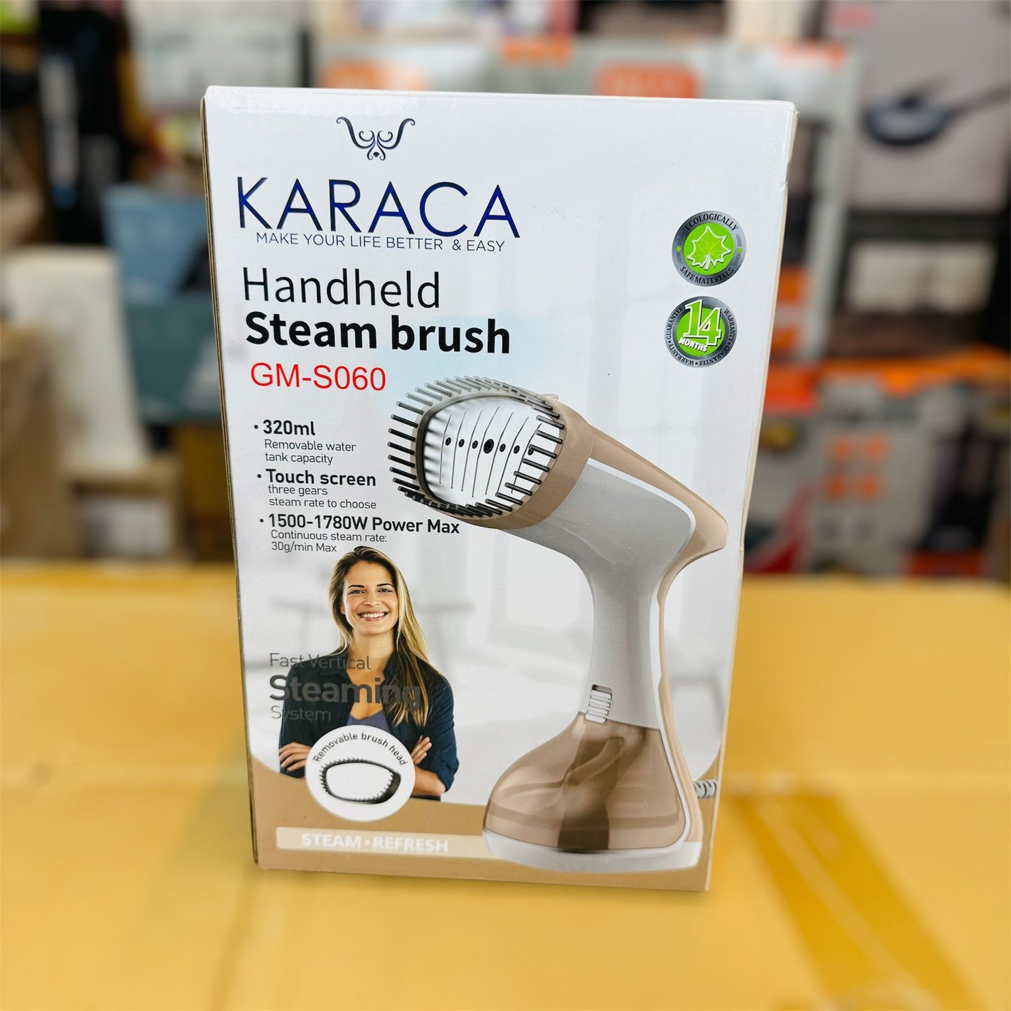 karaca digital torch handheld garment steamer