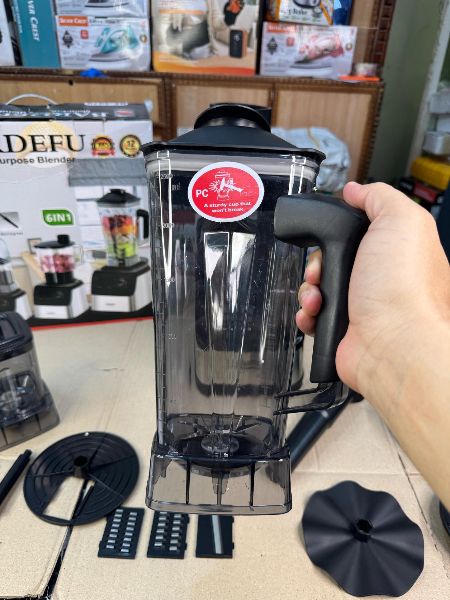 Bardefu 6-in-1 2.5L Multipurpose Blender - 5070 German Lot