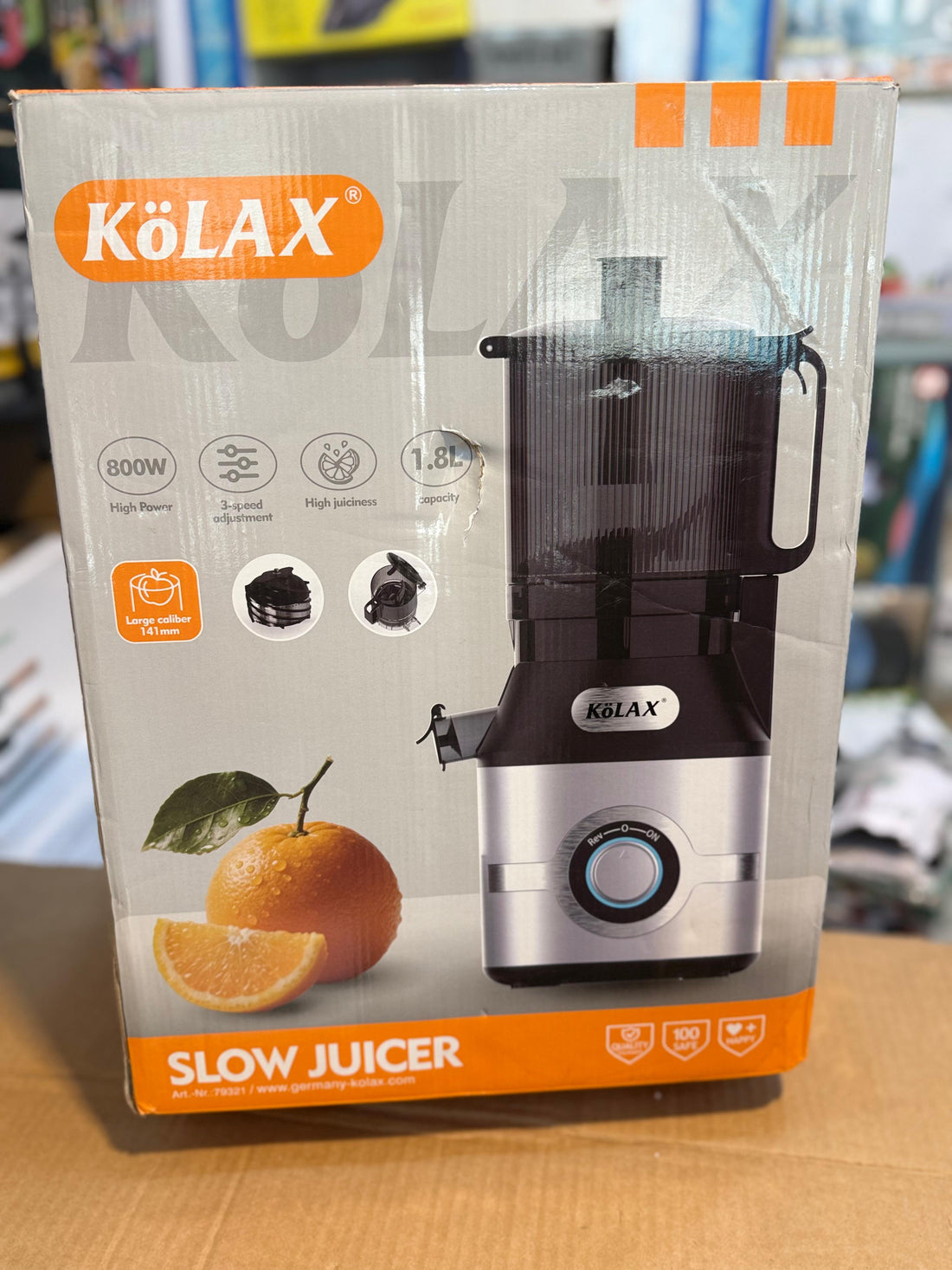 KoLAX Germany cold press Slow juicer Nr.79321