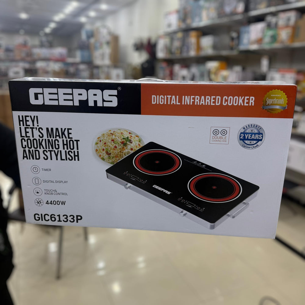 Geepas Double Digital Infrared Hot Plate 6133