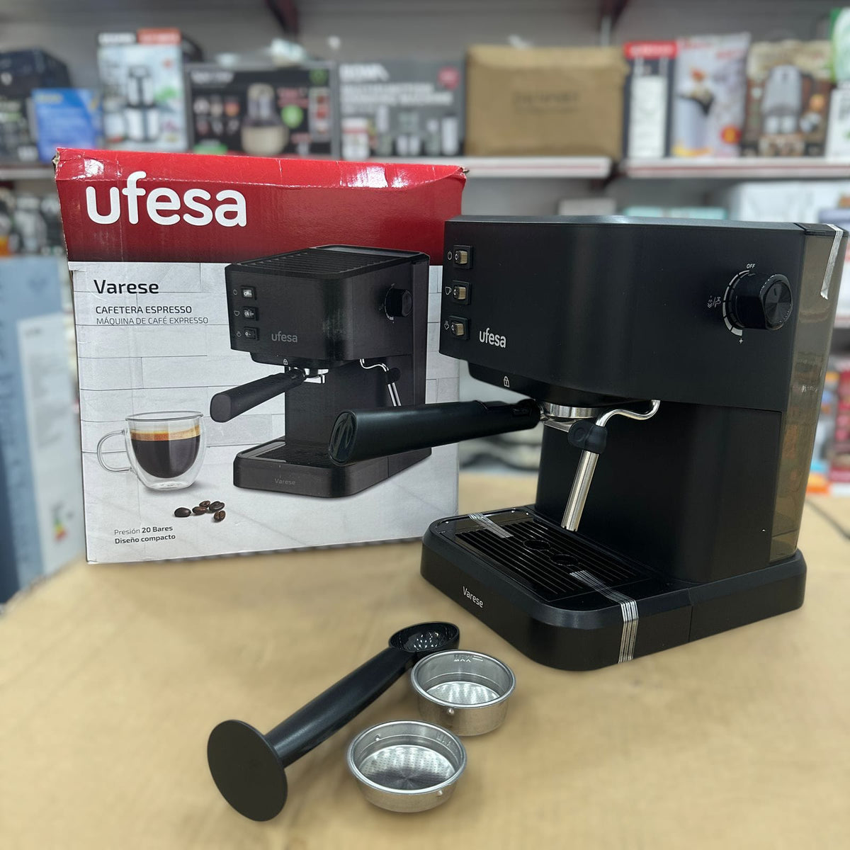 Spain Ufesa High Pressure Espresso Machine (Varese Manual)