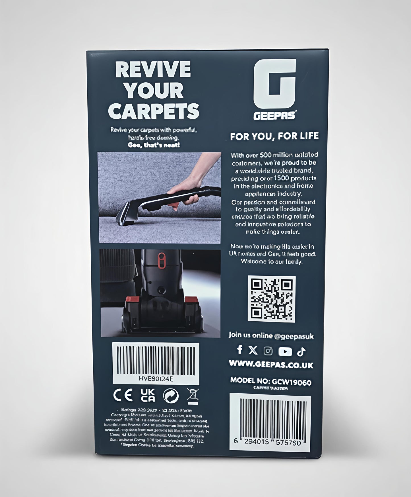 Geepas Carpet Washer floor cleaner GCW19060