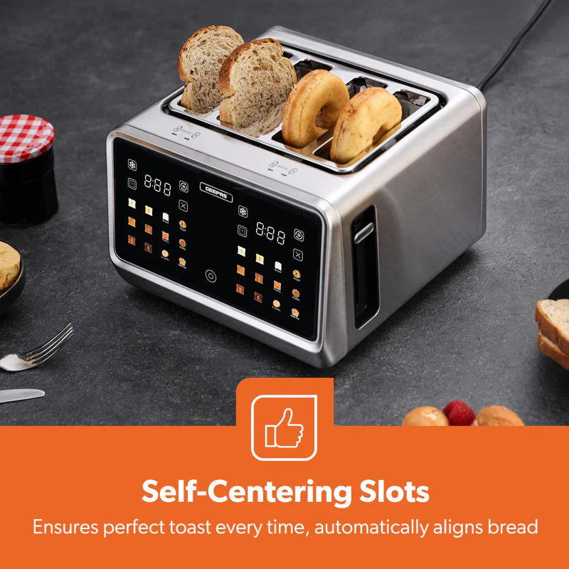 Geepas Digital 4-Slice Toaster- GBT36569UK