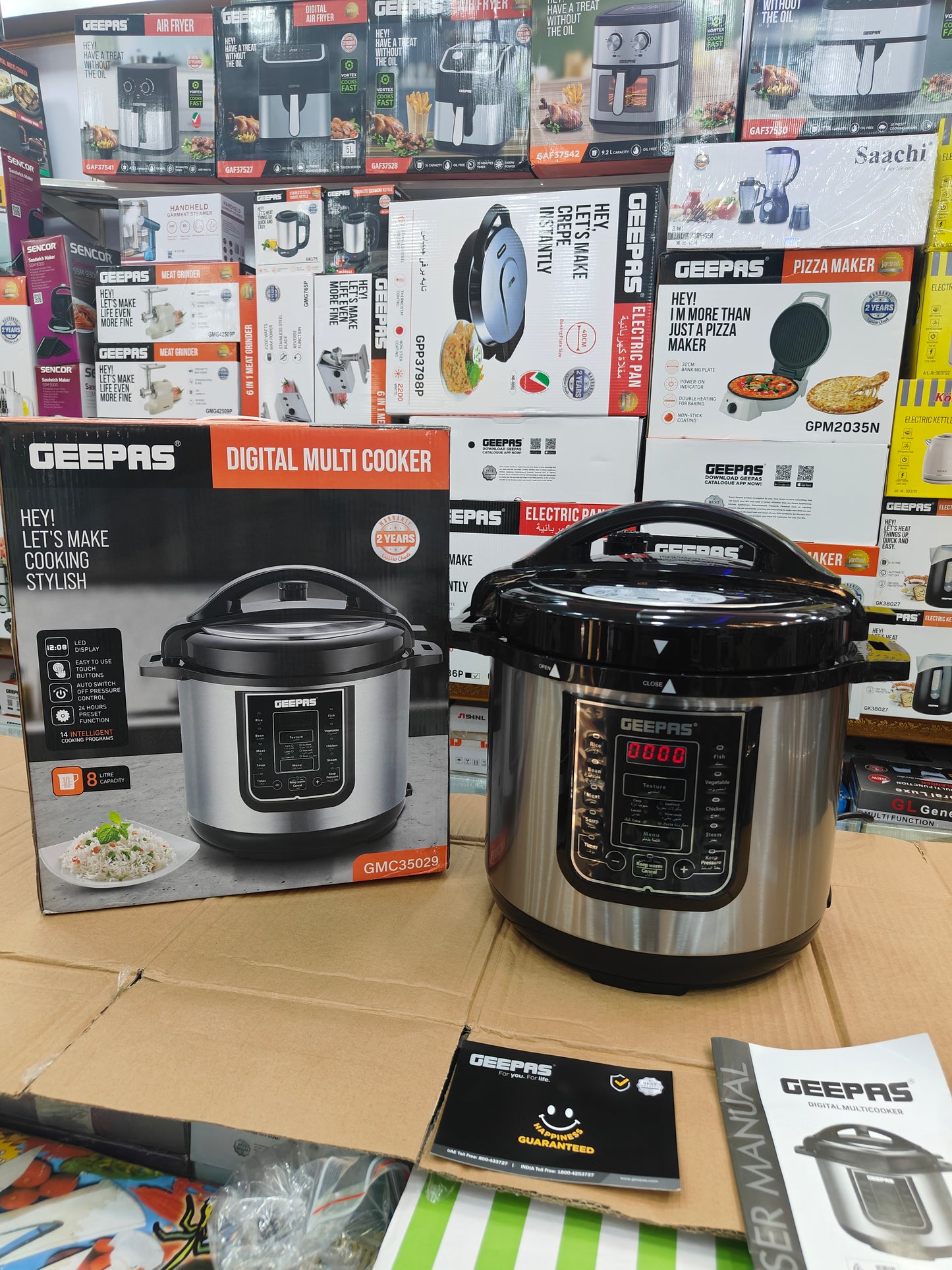 Geepas 8L Digital Multi Cooker ( pressure cooker