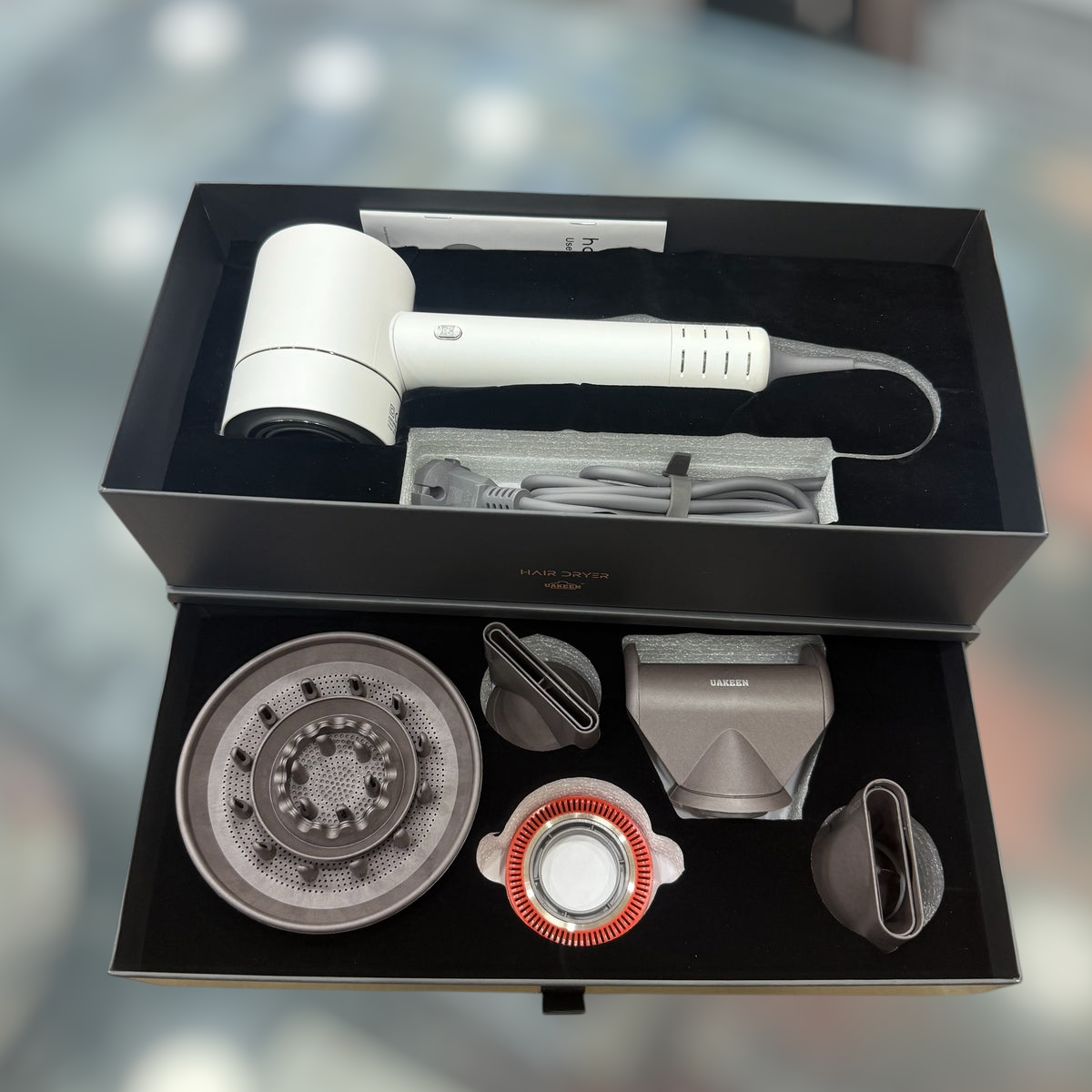 Uakeen Leafless Super Hair Dryer Kit Set ZZ-011 – Geepas