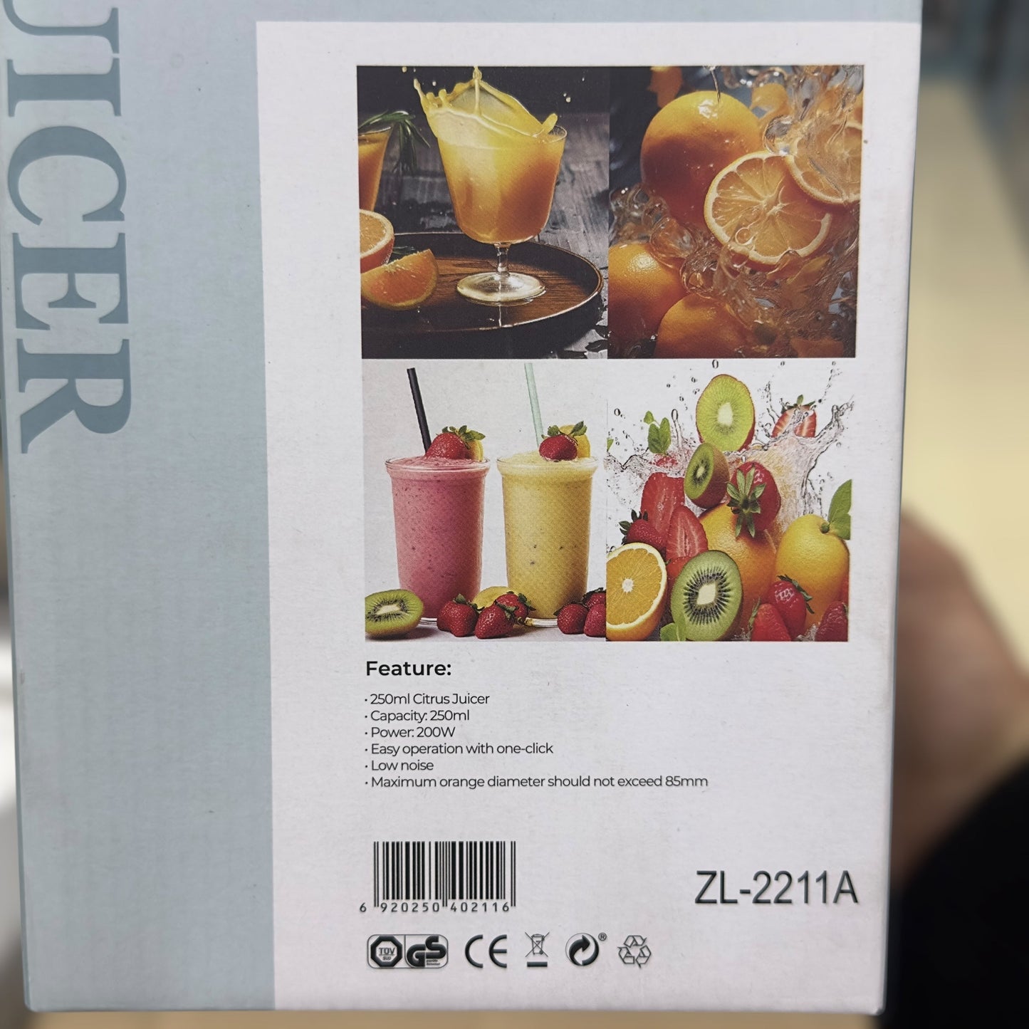 UAKEEN rechargeable Citrus Juicer Zl-2211A-Zl-2211B