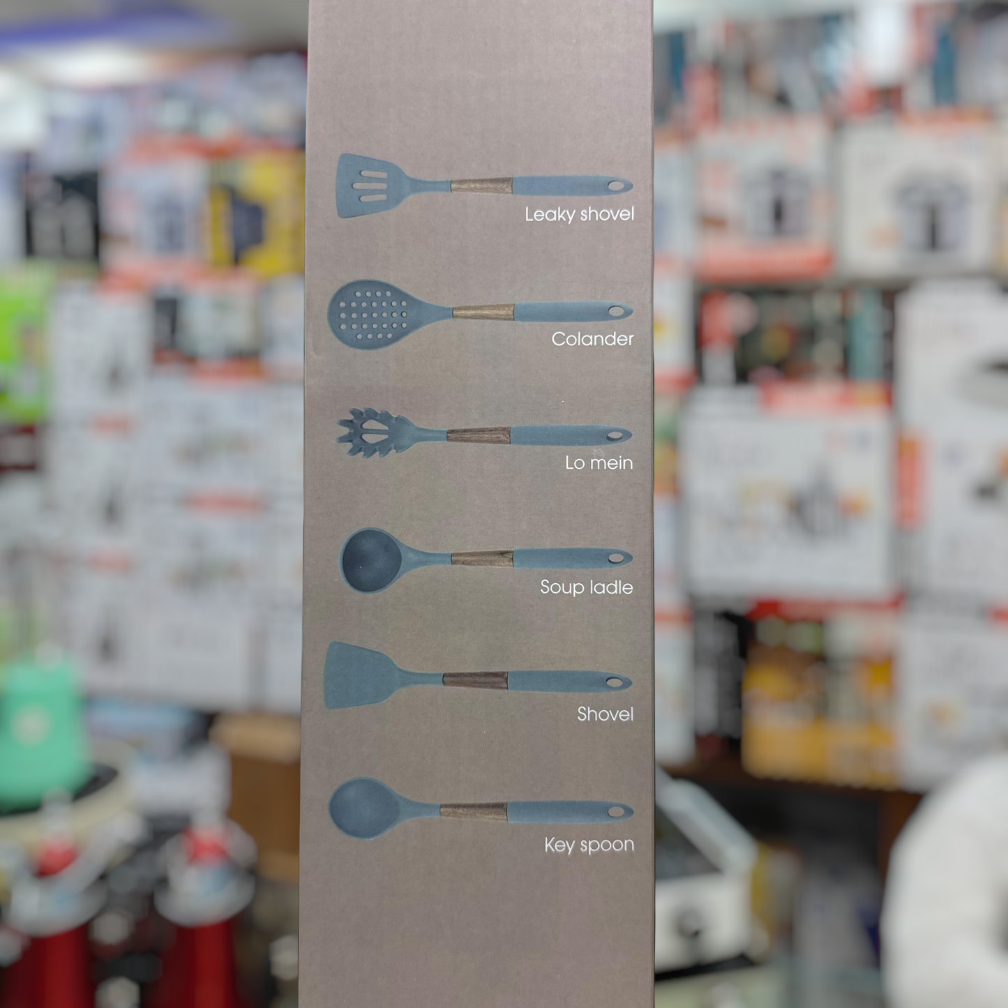 7pcs Silicone spoon Kitchenware Set