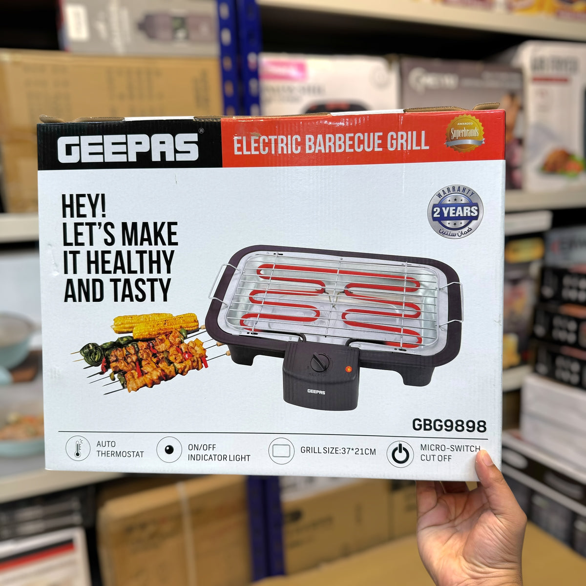 Geepas Electric Grill GBG 9898