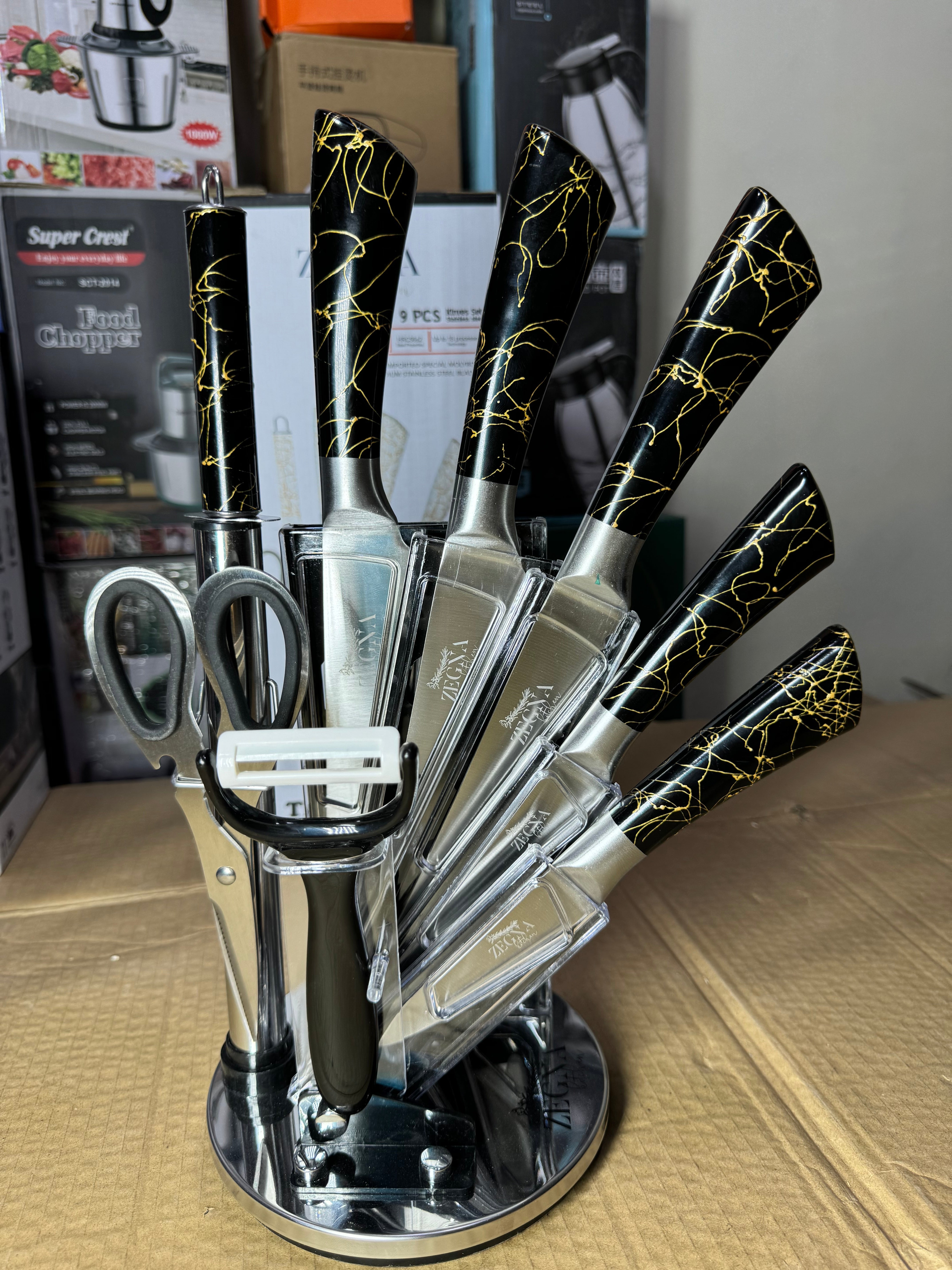 Germany lot 9 piece knife set