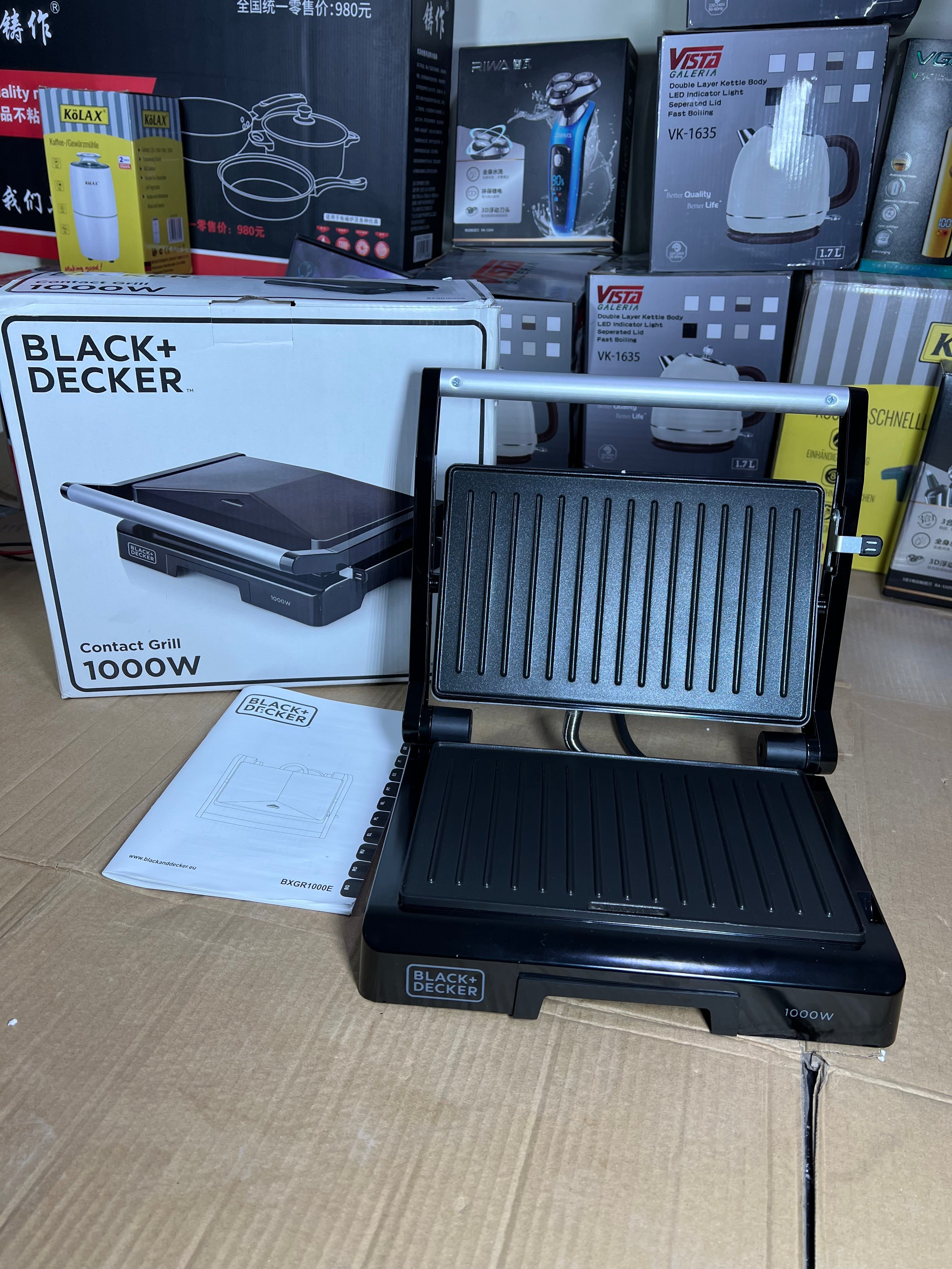 Black + Decker contact grill maker