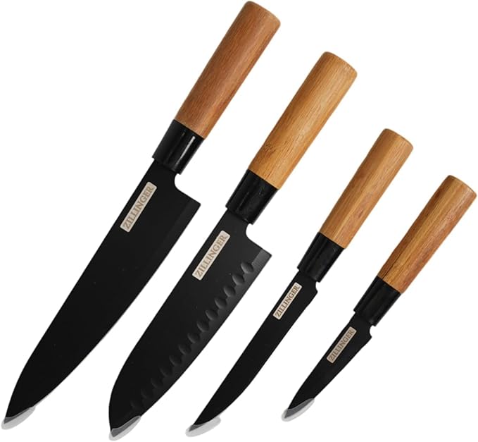 ZILLINGER Japanese Knife Set - 4 Pcs