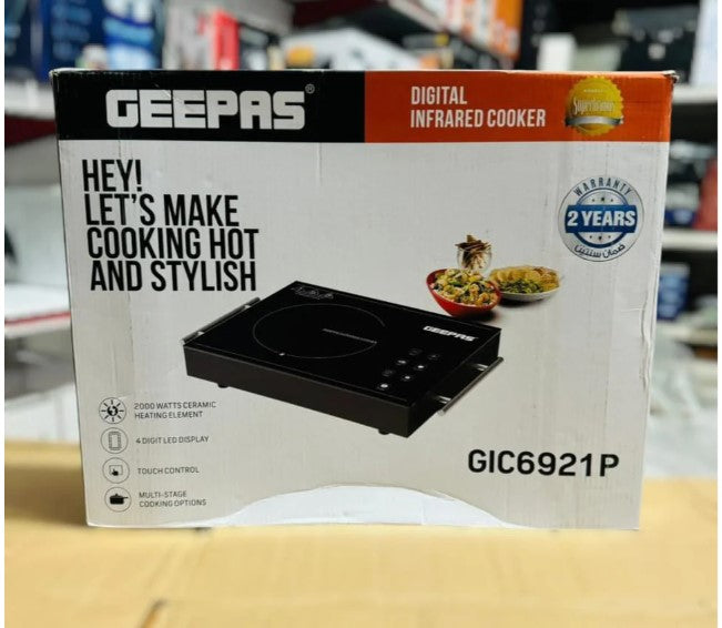Geepas Digital Infrared Cooker  6921 ( hot plate )