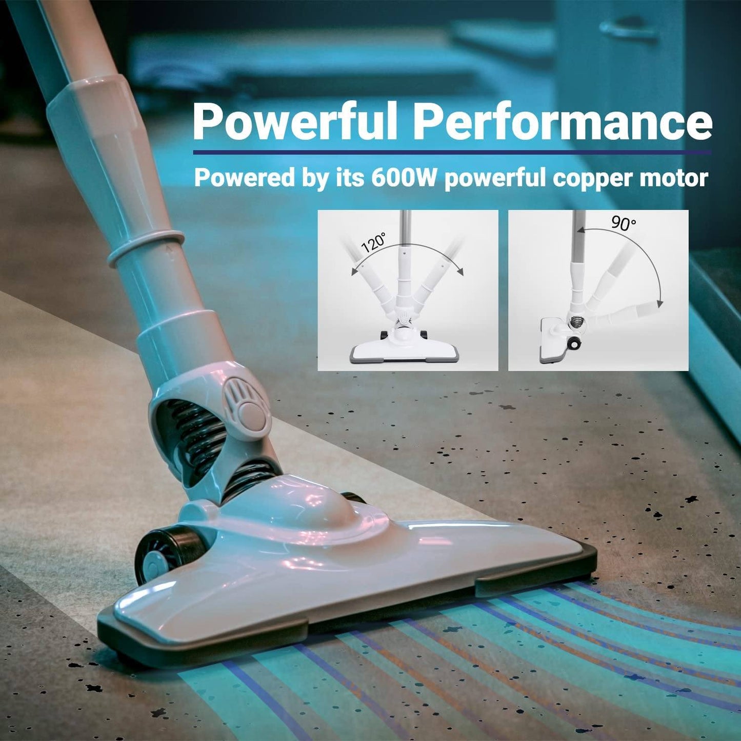 Geepas 2-in-1  Low-Noise  Vacuum Cleaner ( 2 year warranty)