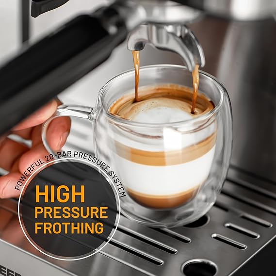 Geepas Espresso and Cappuccino Coffee Machine-1325