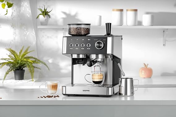 Geepas Espresso and Cappuccino Coffee Machine-1325