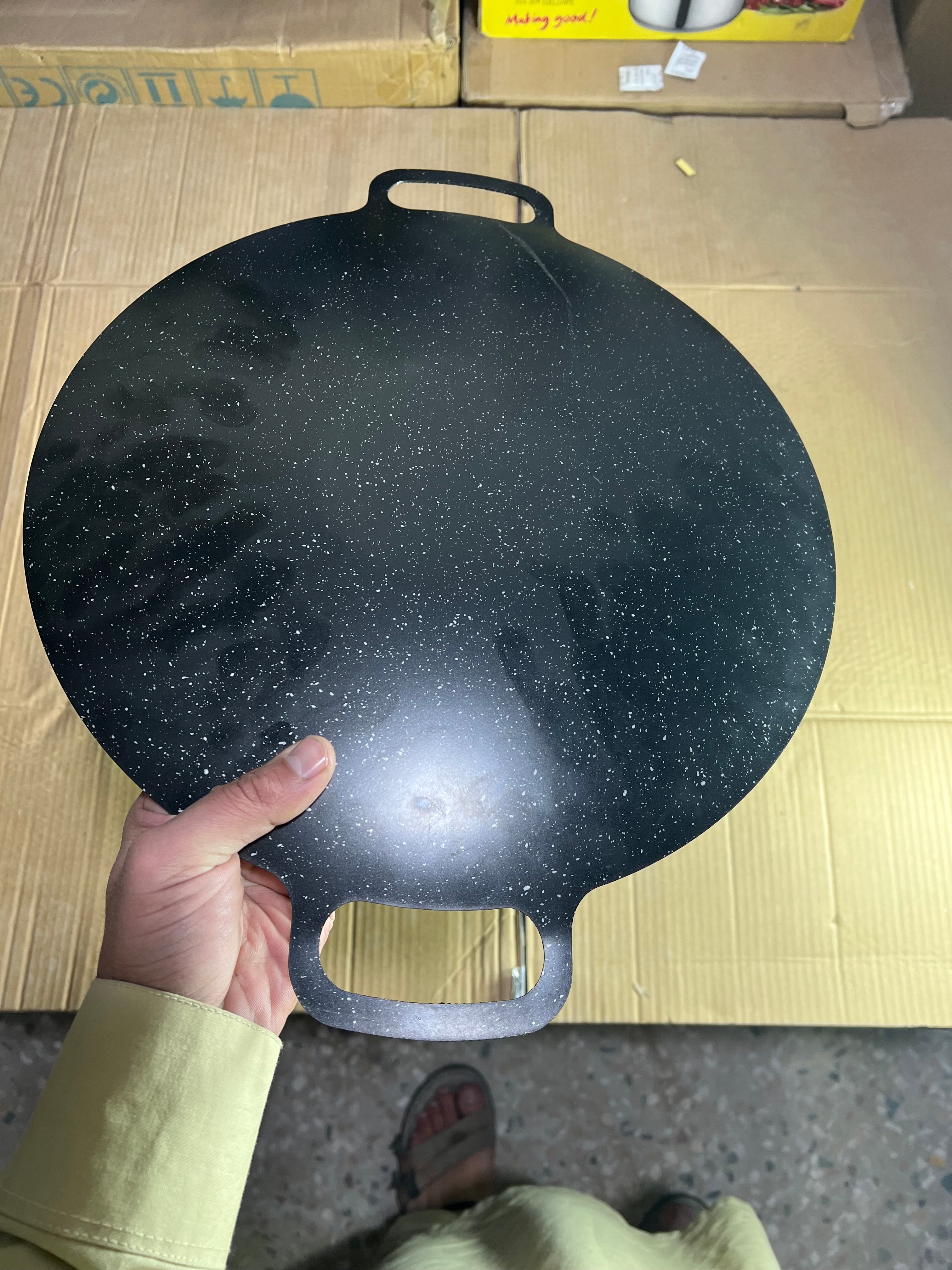 Germany lot imported stainless steel granite tawa 34cm