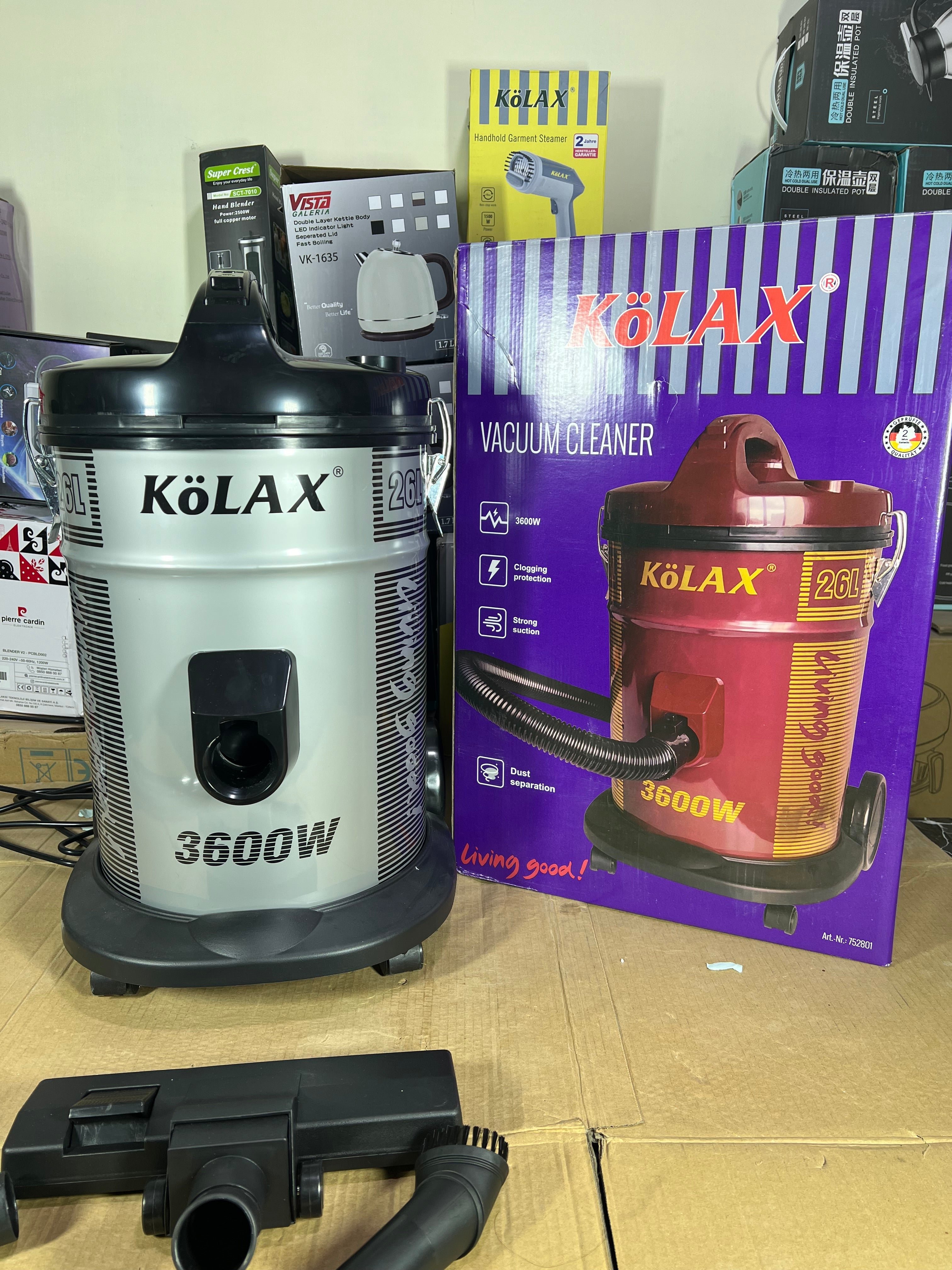 German lot imported Kolax 26L vacuum cleaner 3600w