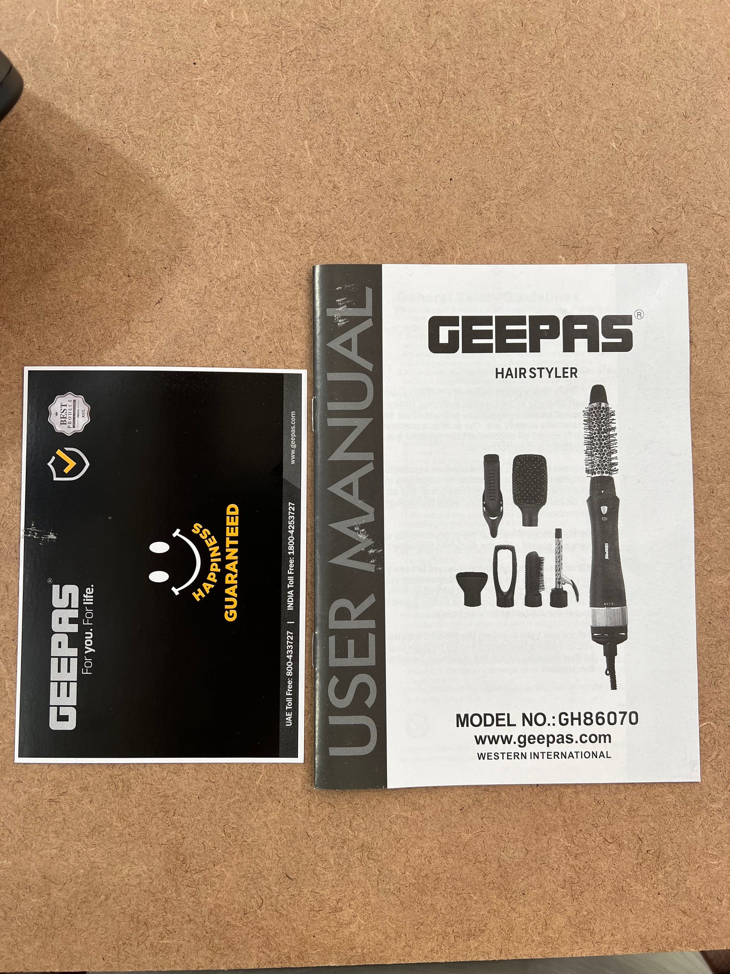 Geepas 8 in 1 hair styler set GH 86070 ( 2 year warranty