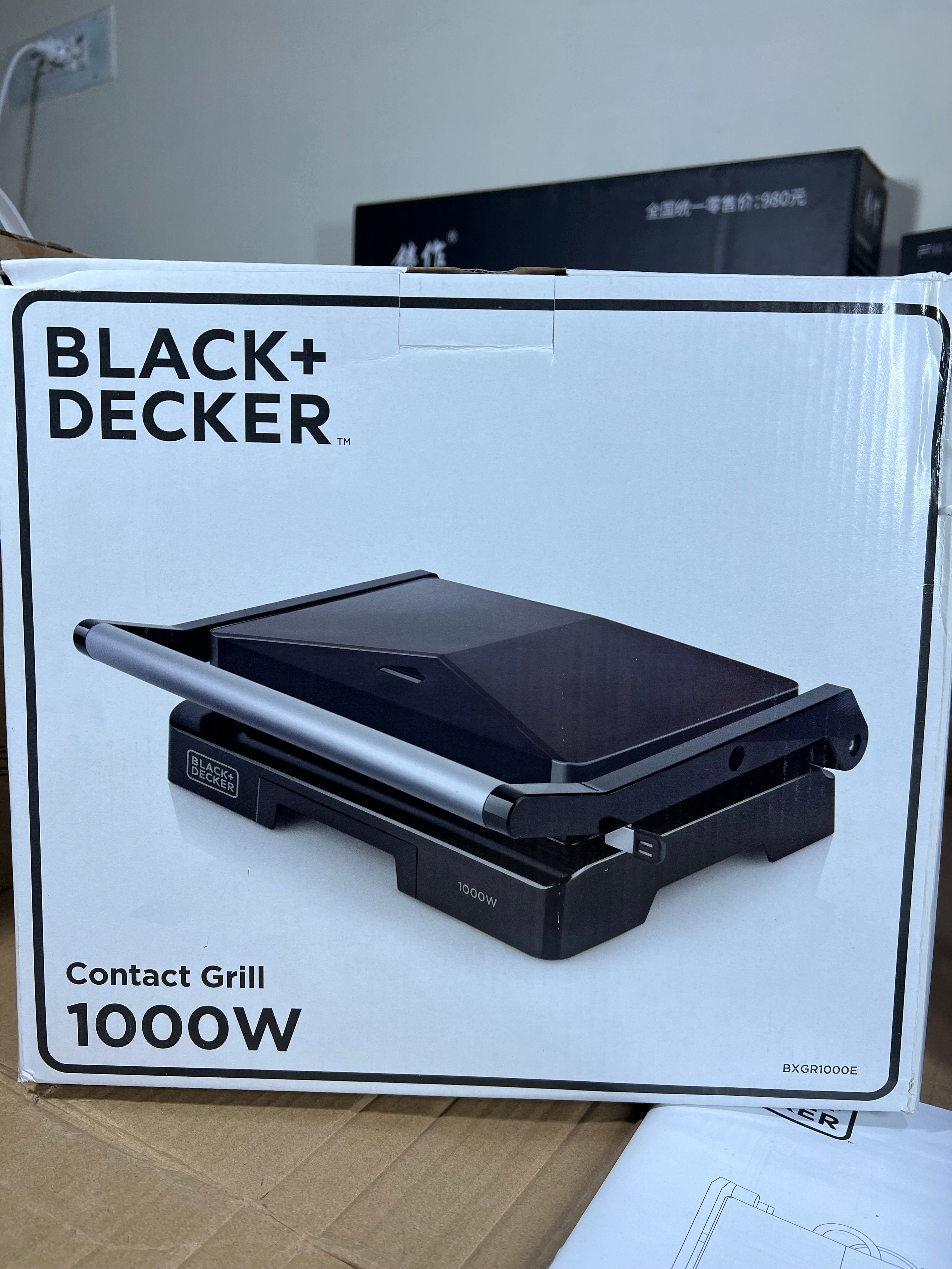 Black + Decker contact grill maker