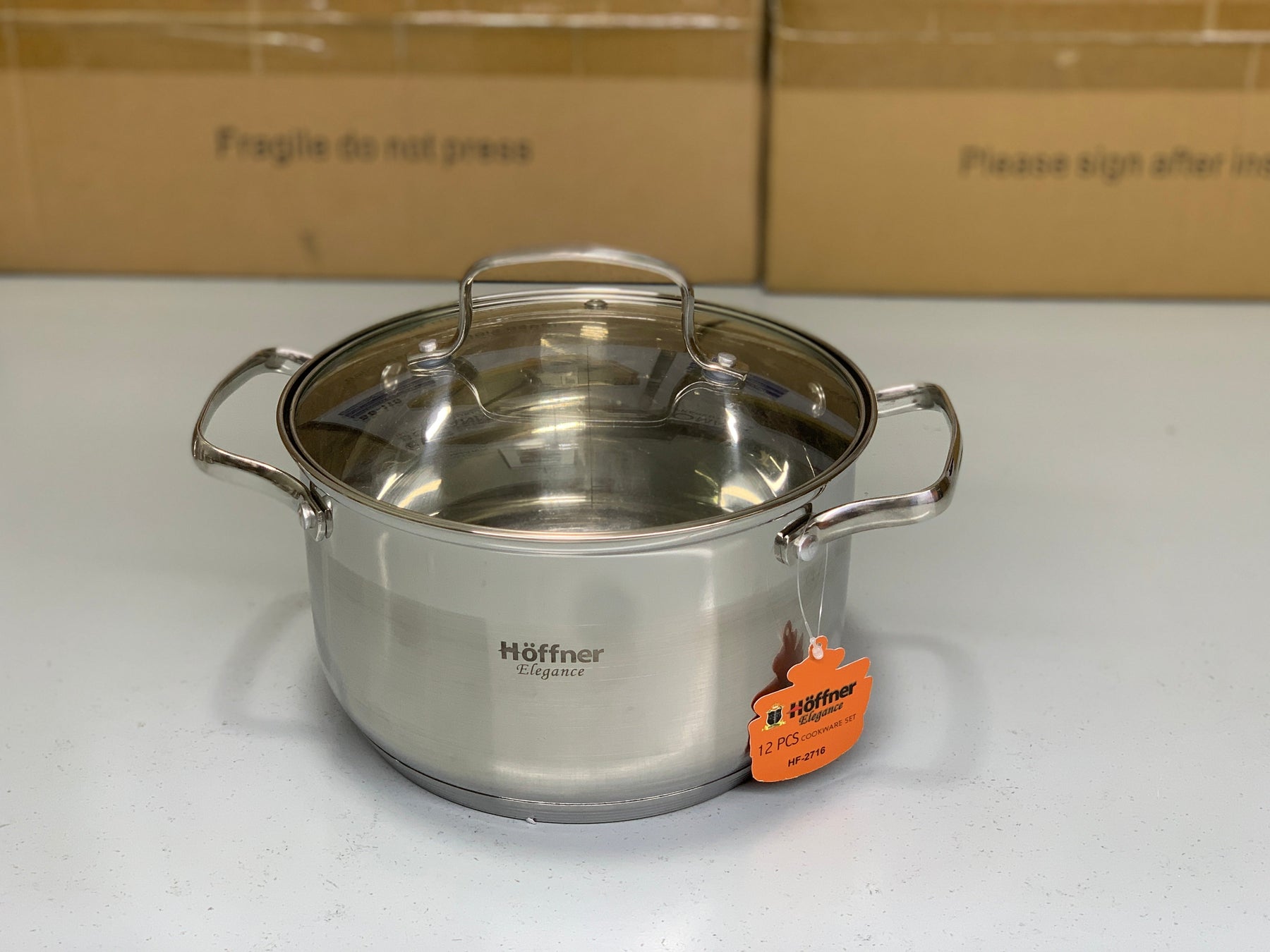 Germany Hoffner 12 Piece Cookware set with Kettle