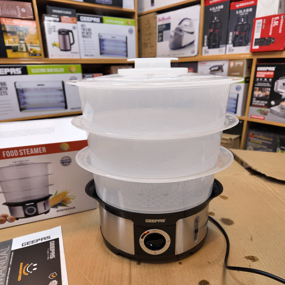 Geepas 12L Food Steamer GFS63025UK ( 2 year warranty)