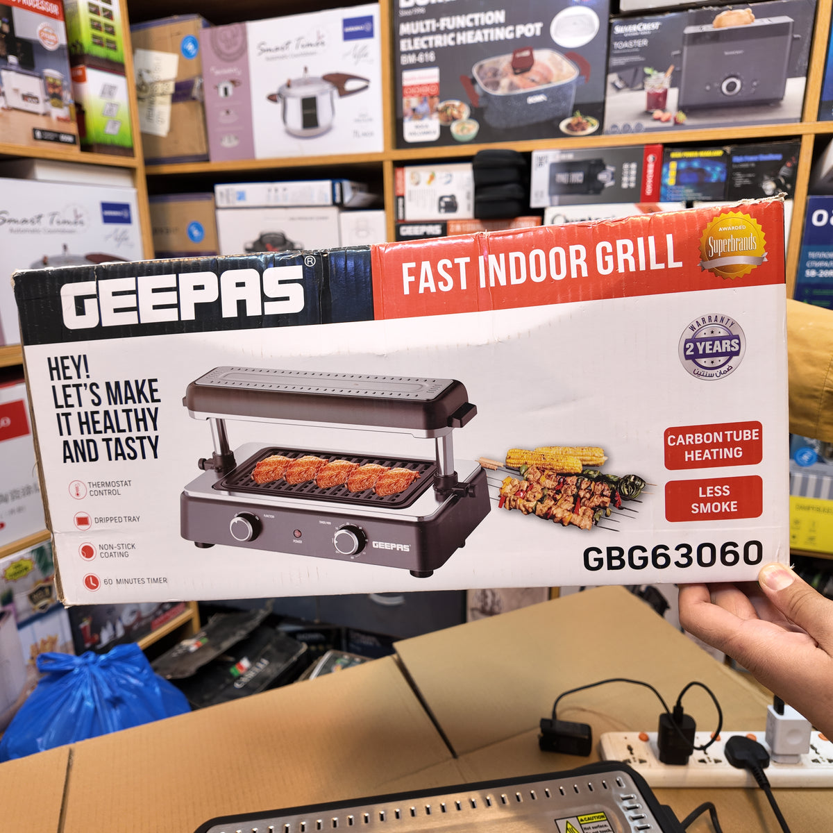 Geepas Fast Indoor Grill GBG 63060