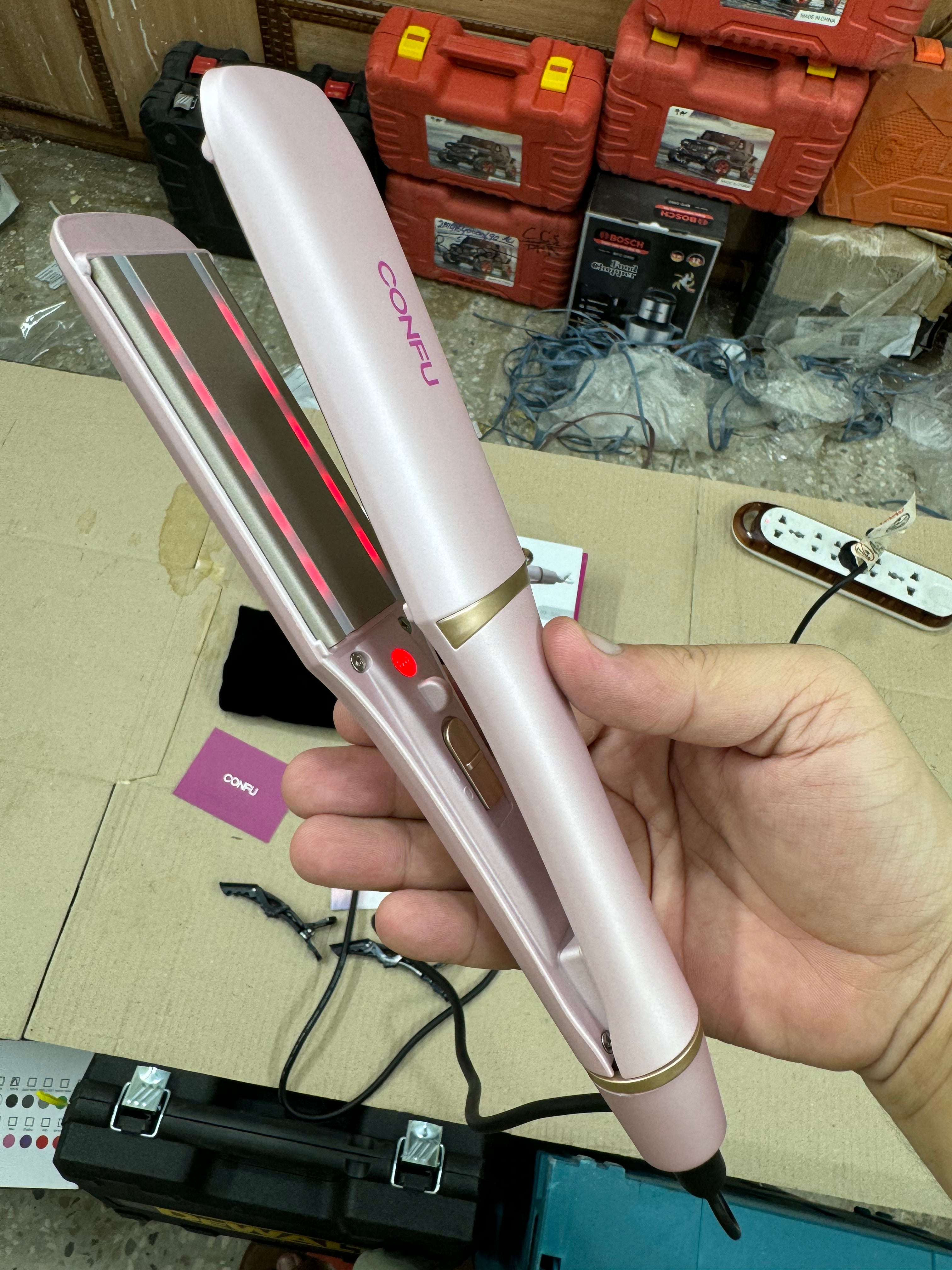 Lot imported confu infrared hair straightener