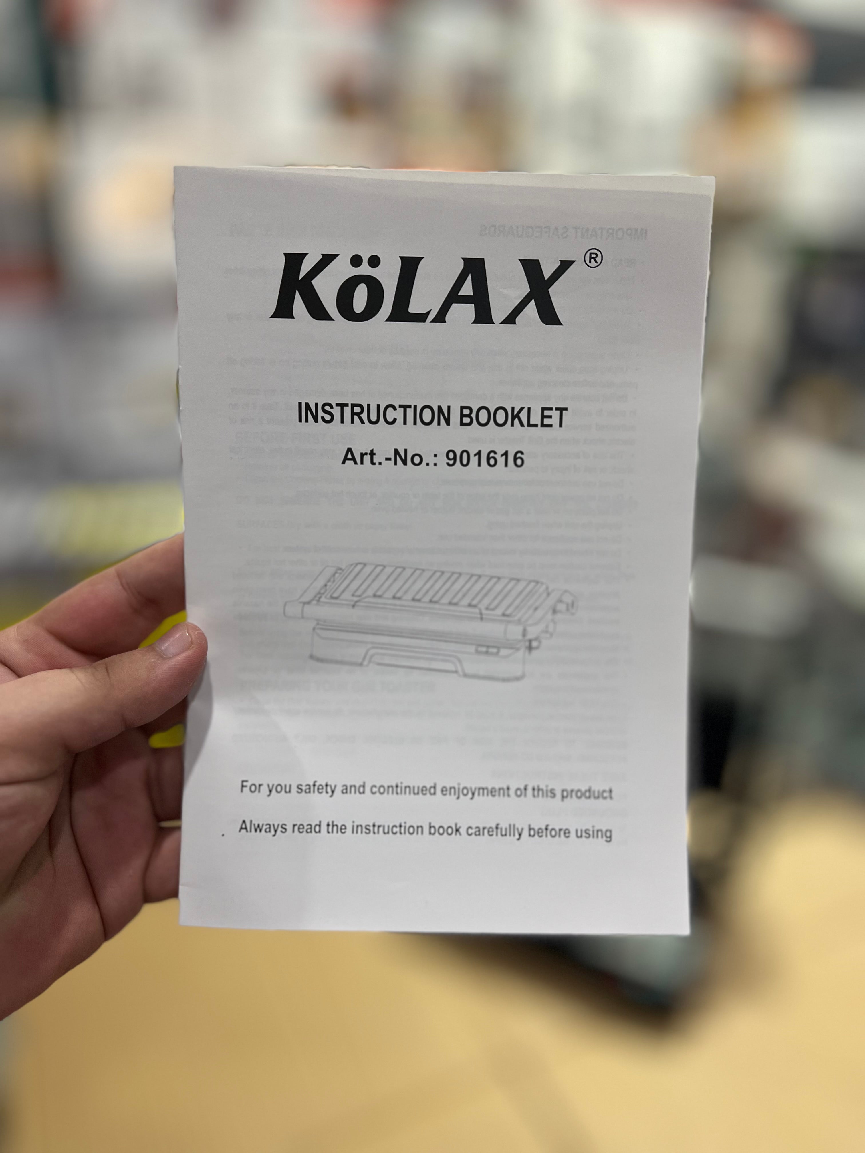 Original Germany Kolax contact grill and panini maker