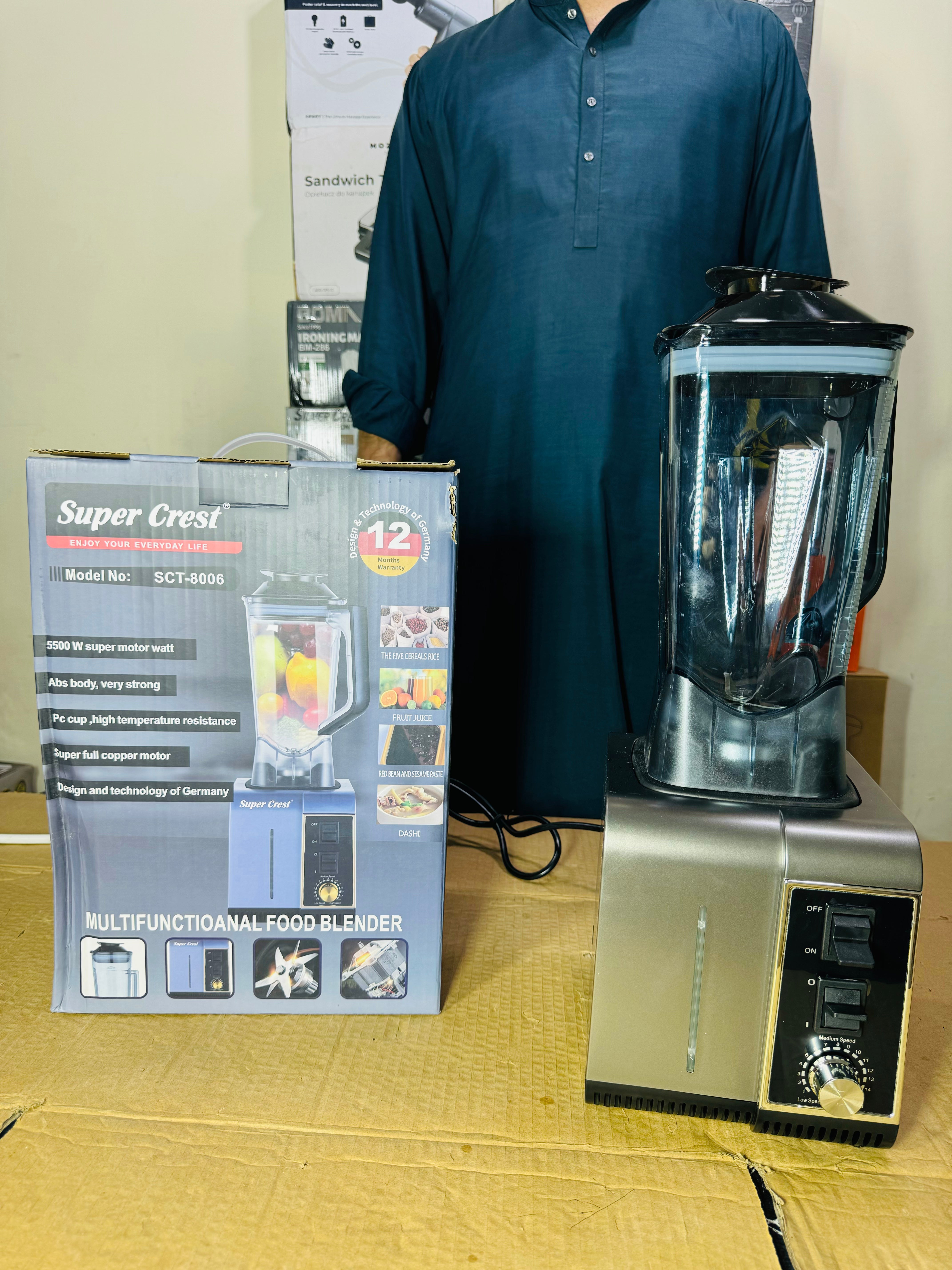 Germany lot super crest commercial blender