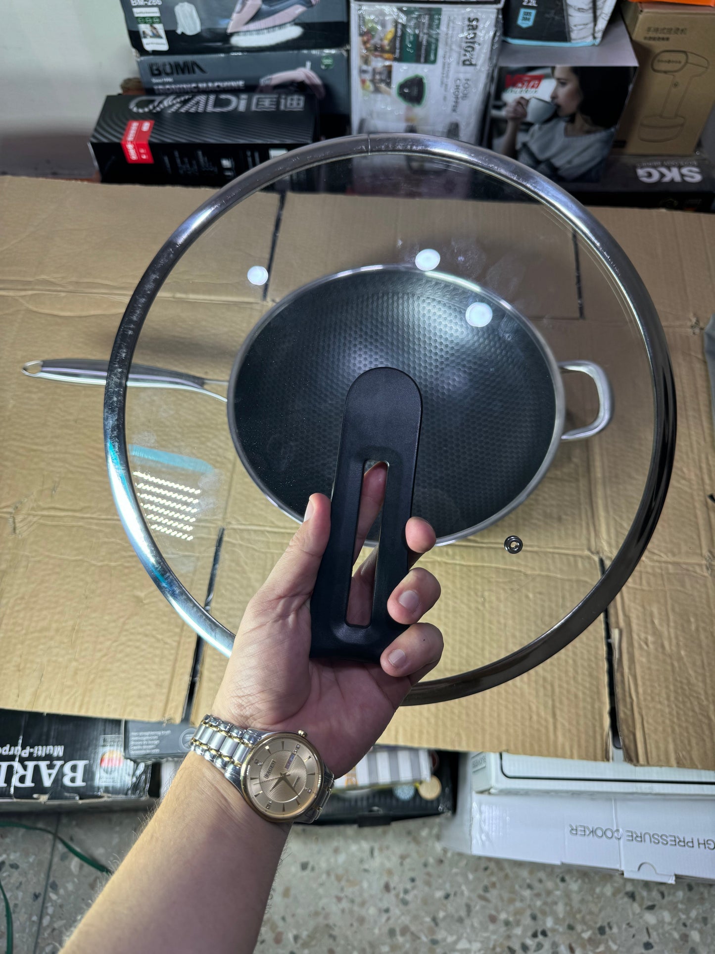 Germany lot handi & fry pan 36cm