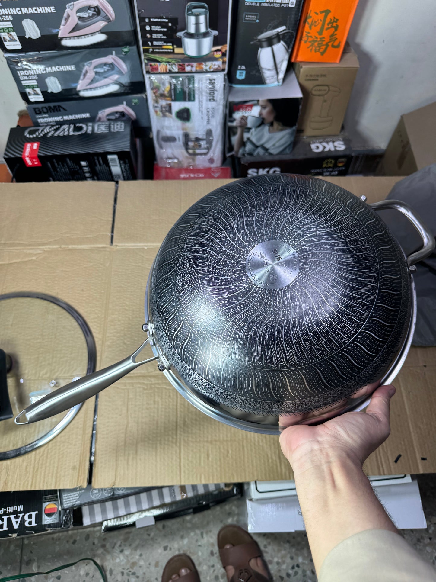 Germany lot handi & fry pan 36cm