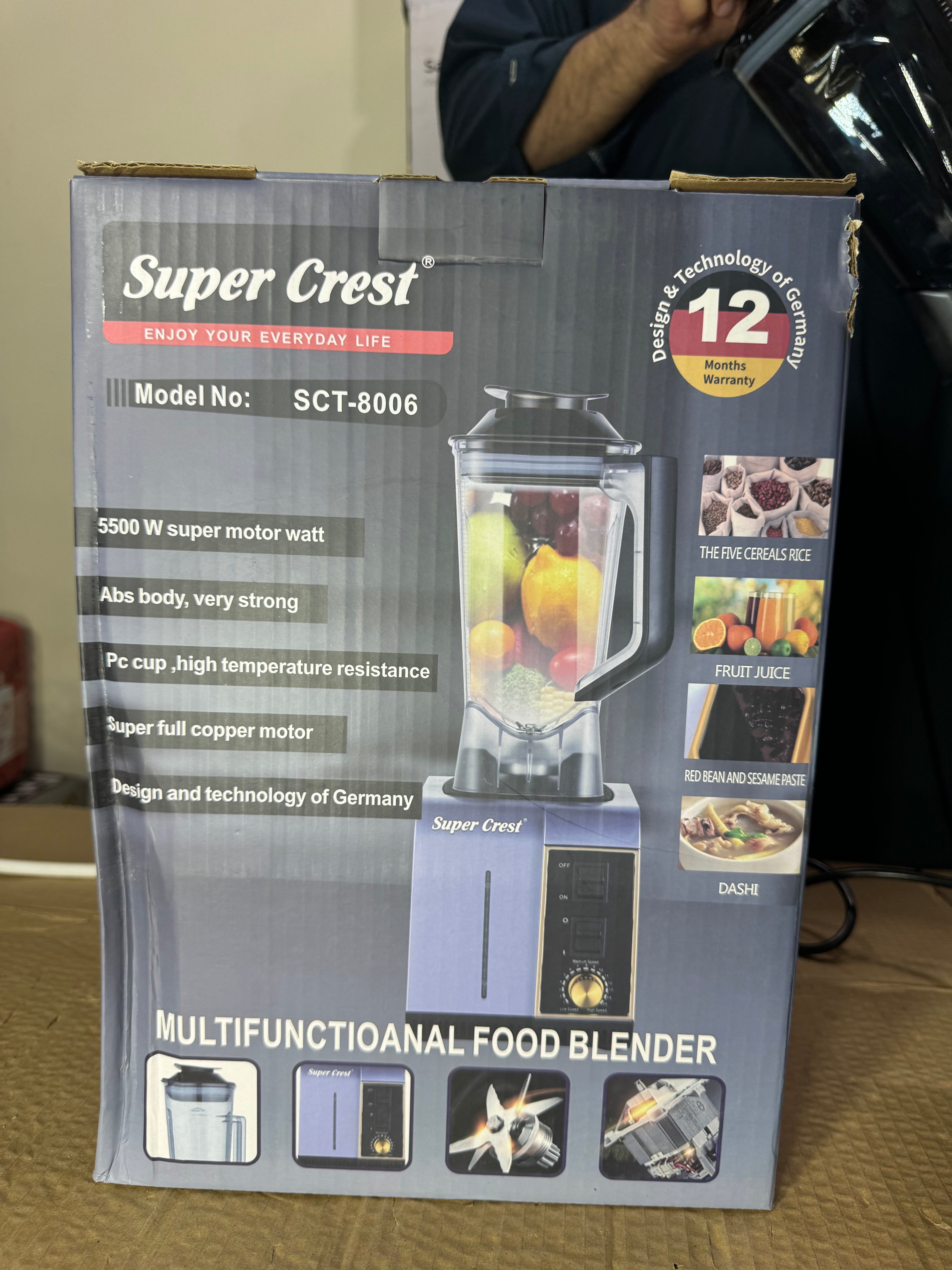 Germany lot super crest commercial blender