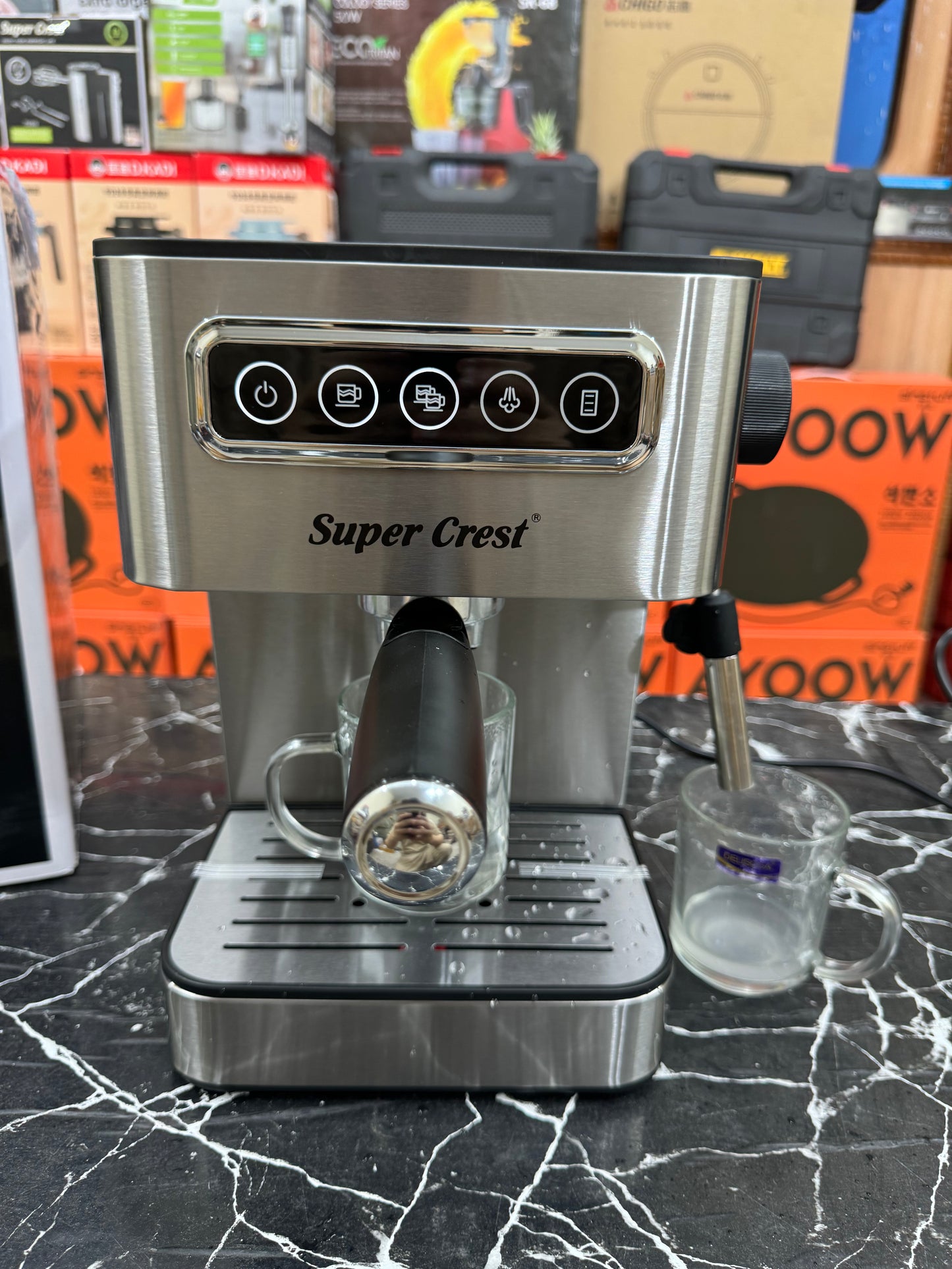 Germany Super crest professional coffee espresso machine