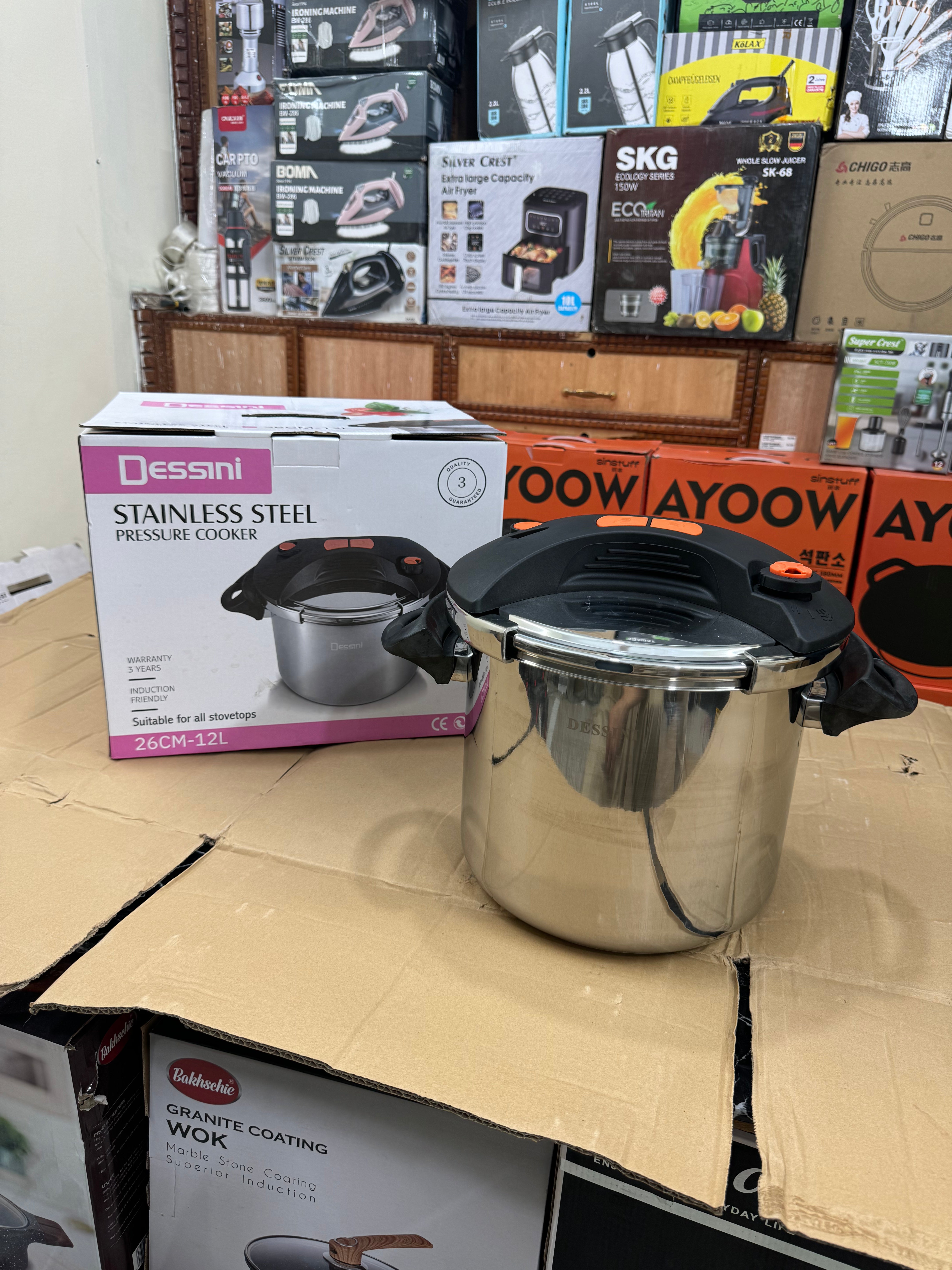 Itlay lot Dessini 12 litter pressure cooker