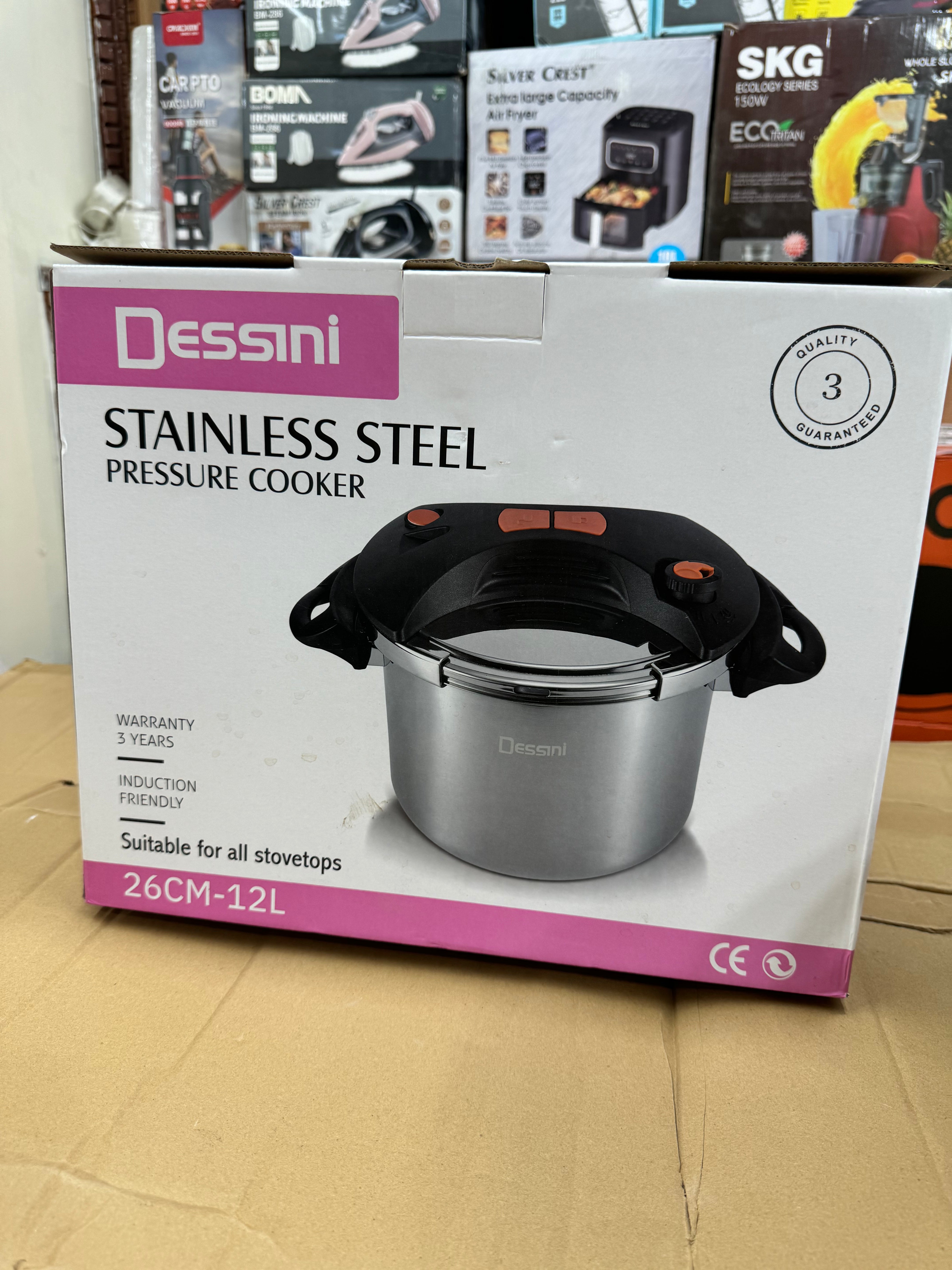 Itlay lot Dessini 12 litter pressure cooker