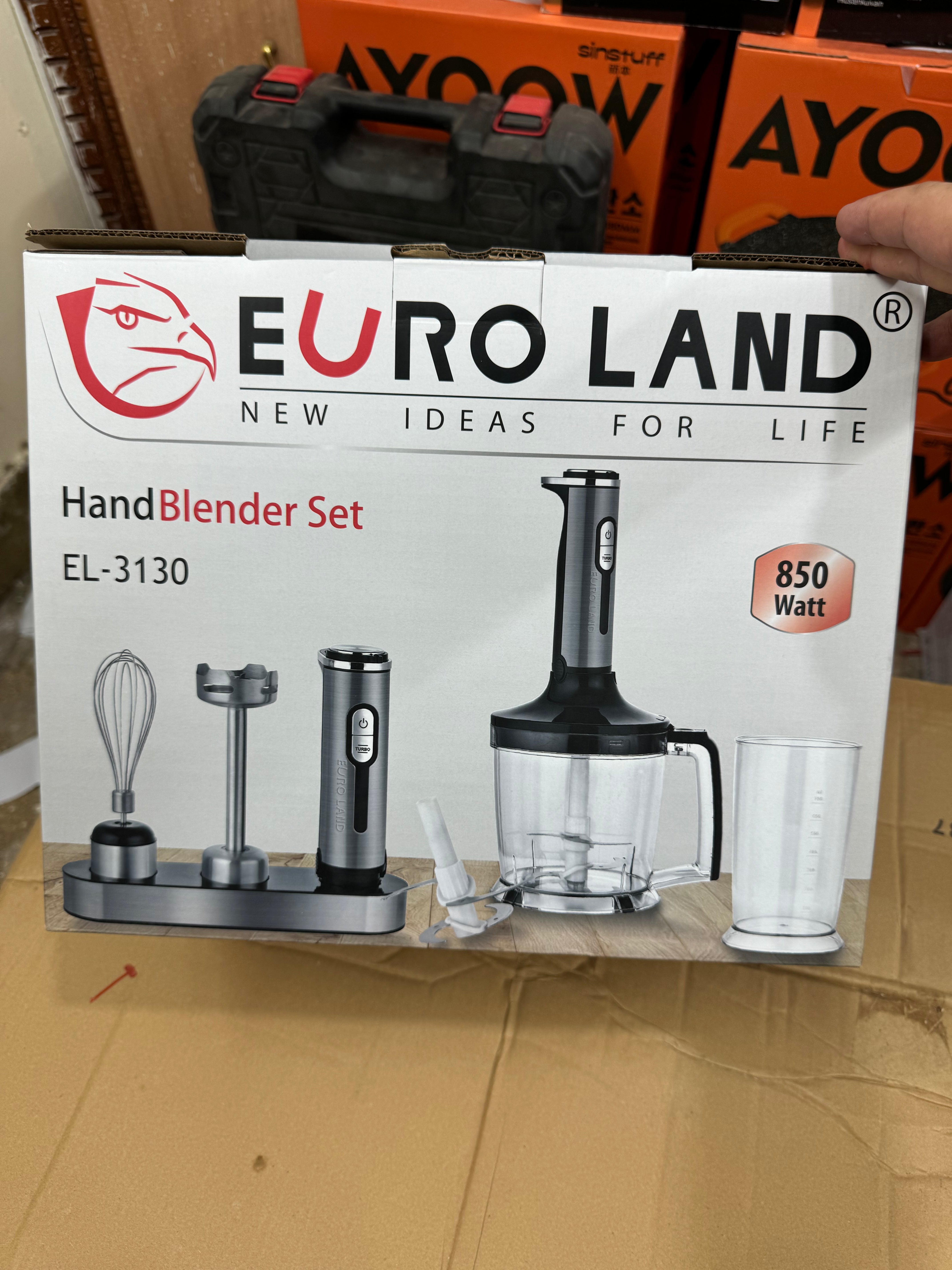 Europe lot EURO LAND multifunctional hand blender set