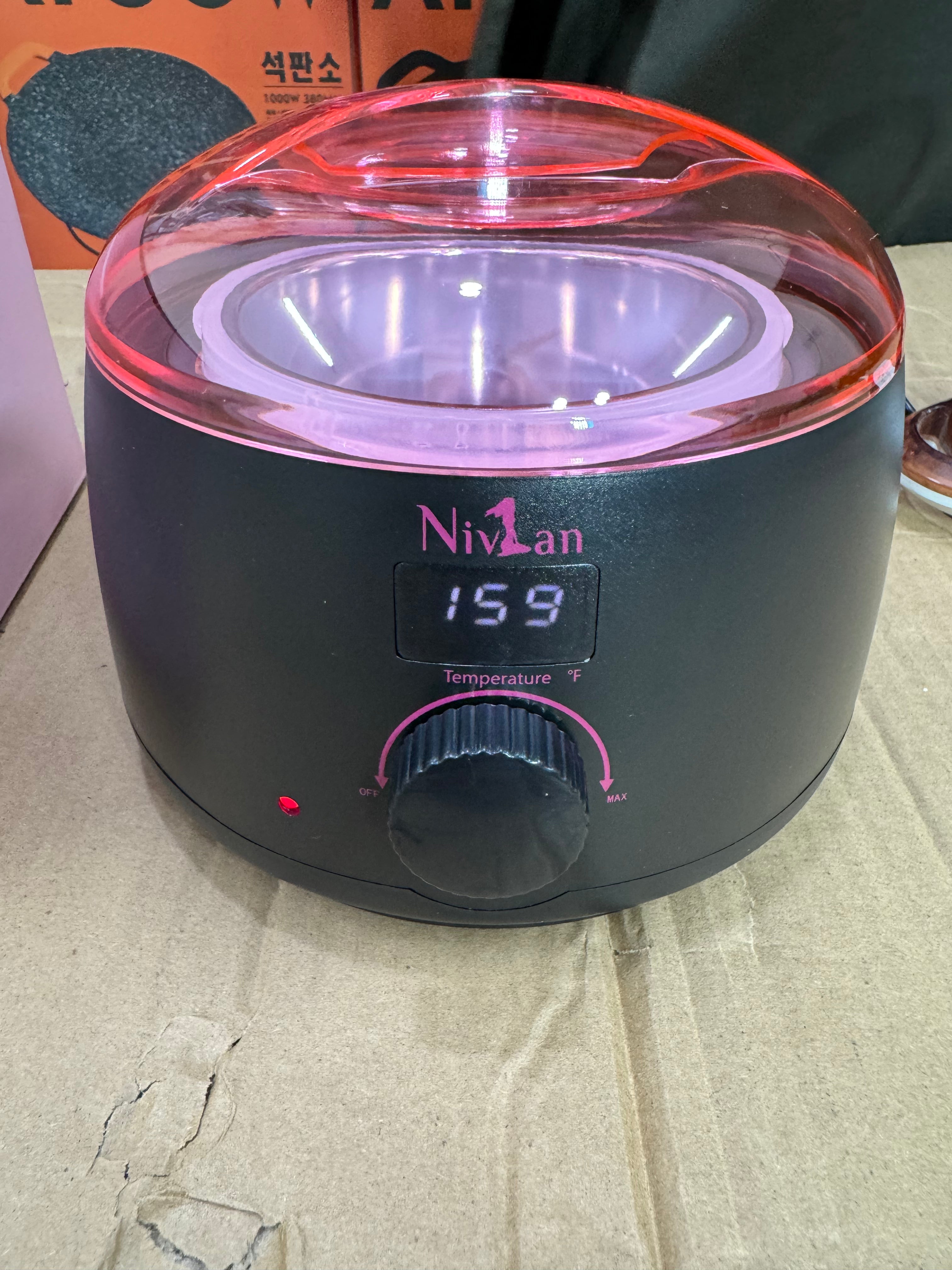 Lot imported ladies wax warmer machine