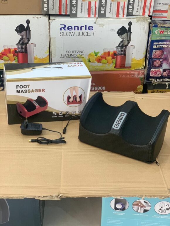 Foot massager with infrared